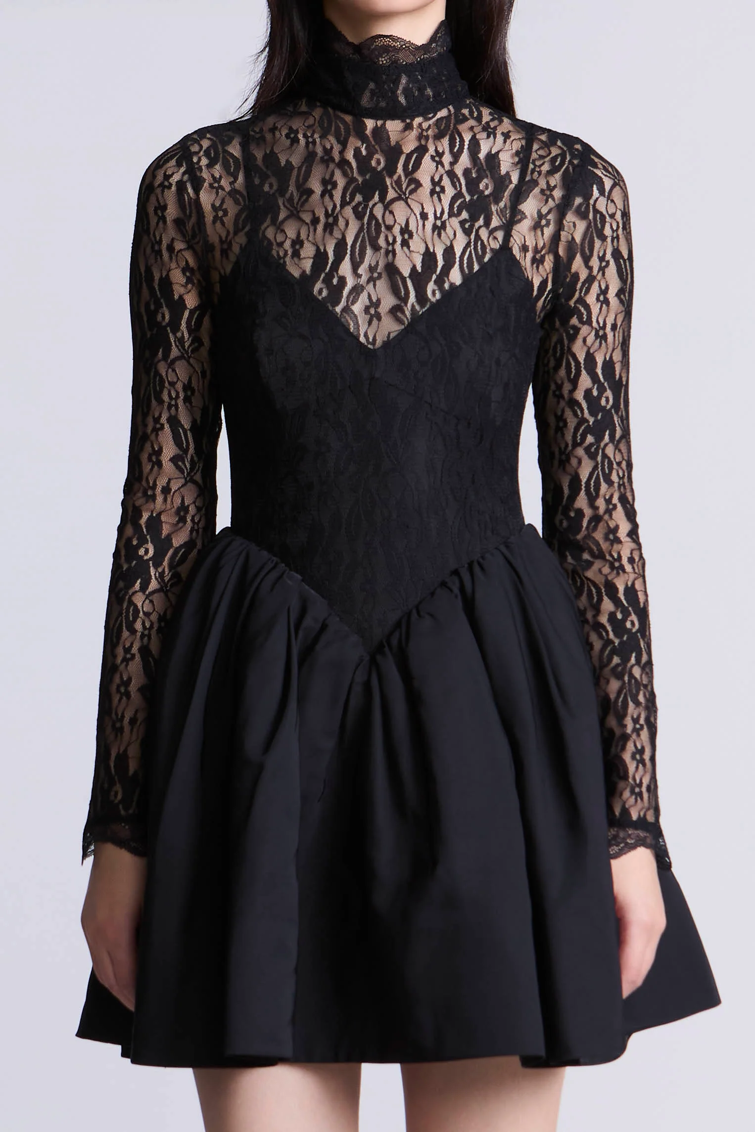 Stretch Lace Bubble Dress