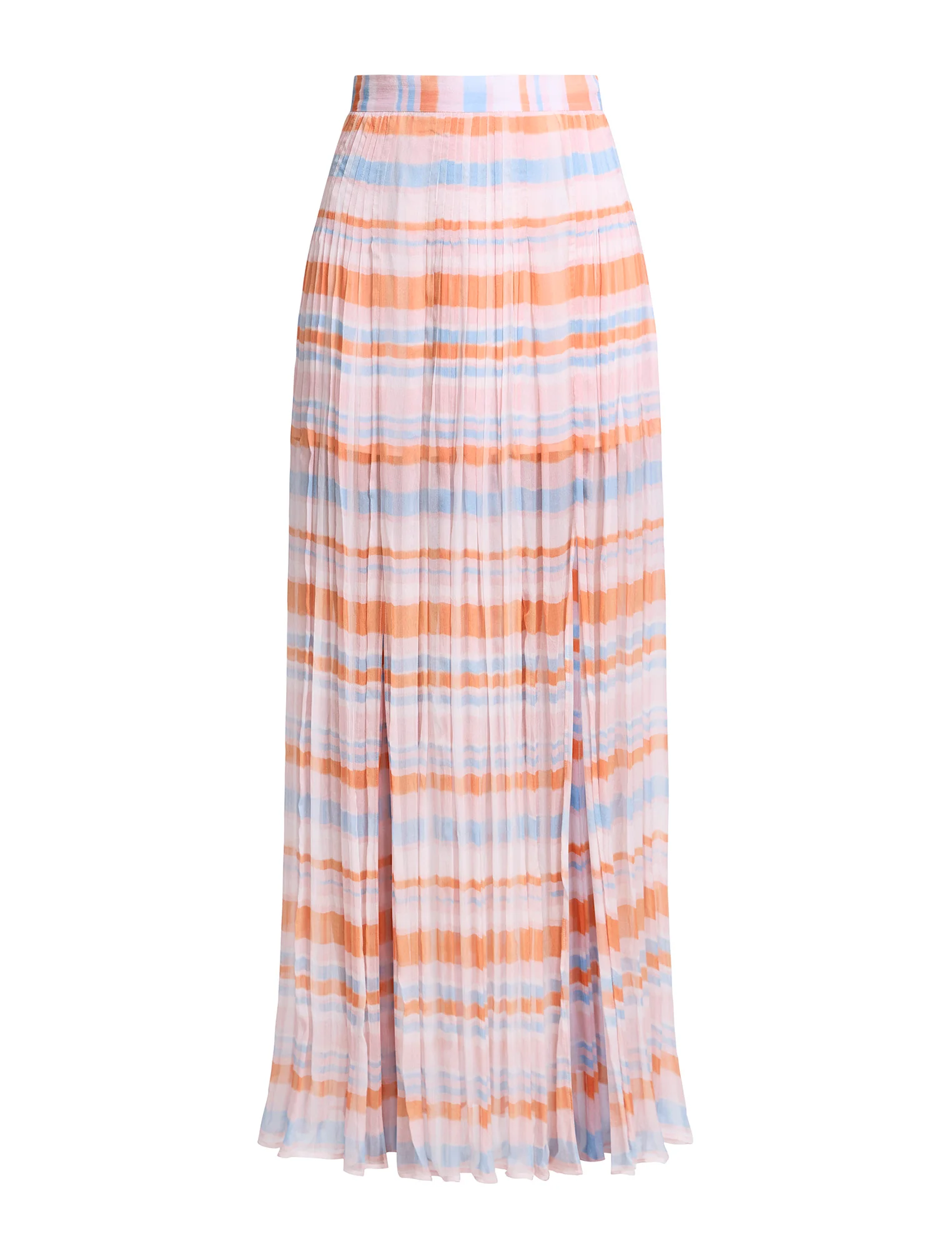 Printed Pleated Skirt