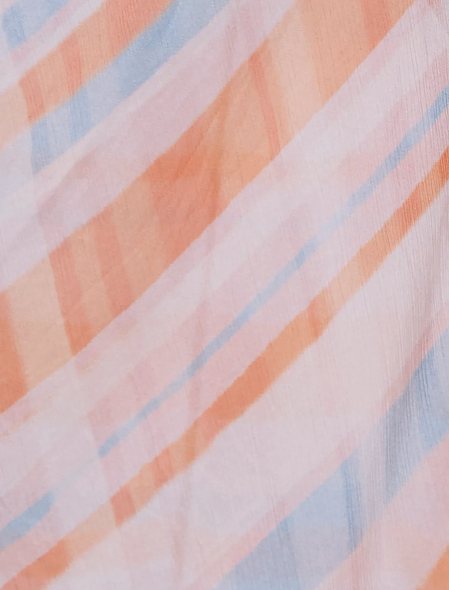 Chiffon Plaid Blouse