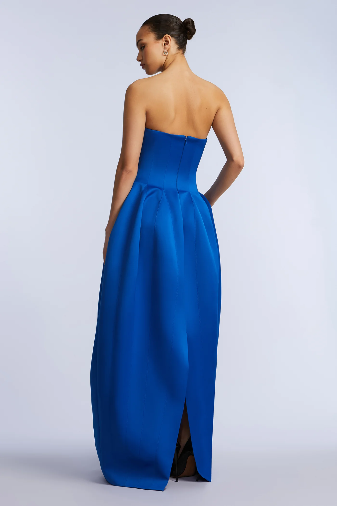 Strapless Structured Gown