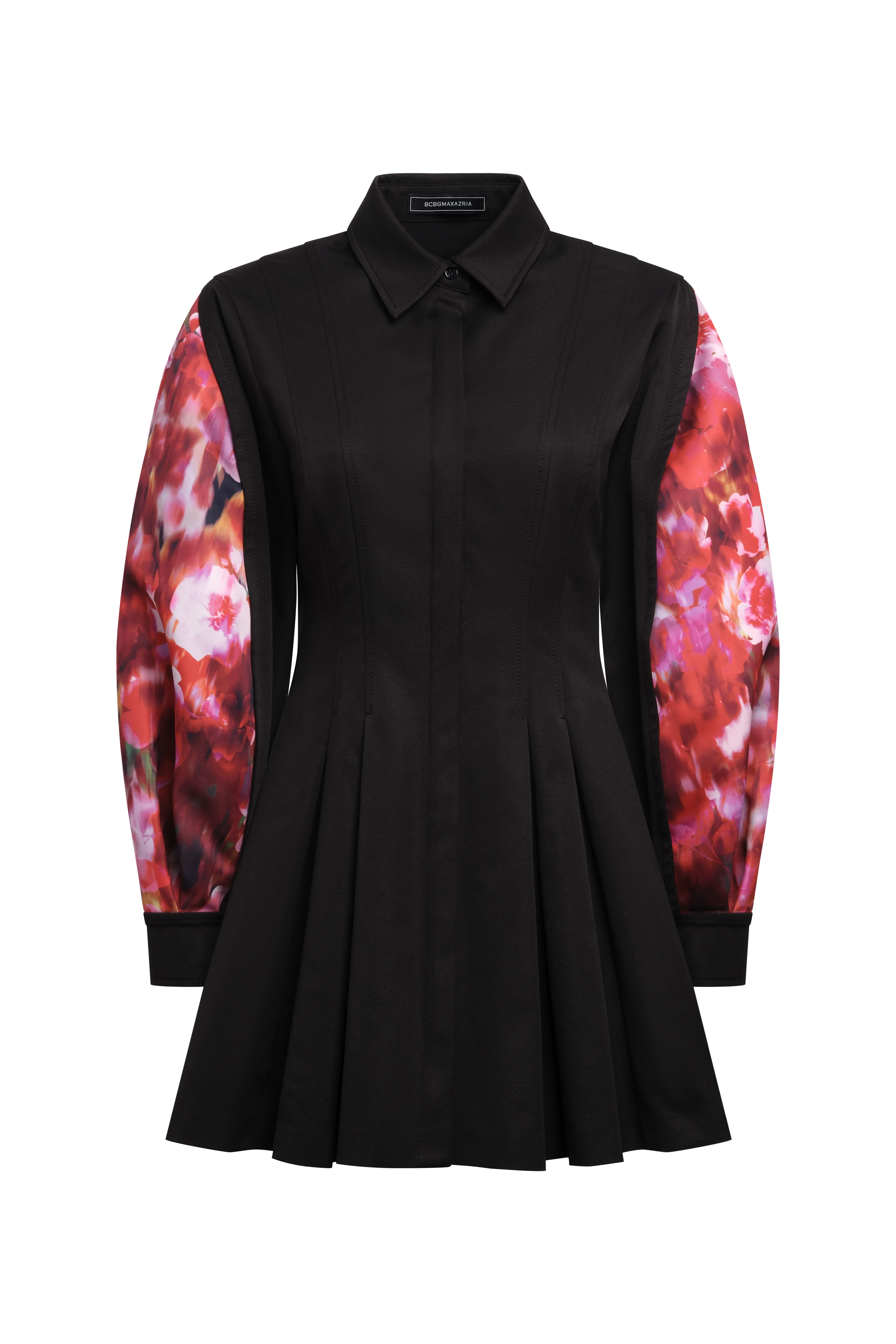 Taffeta Twill Printed Dress