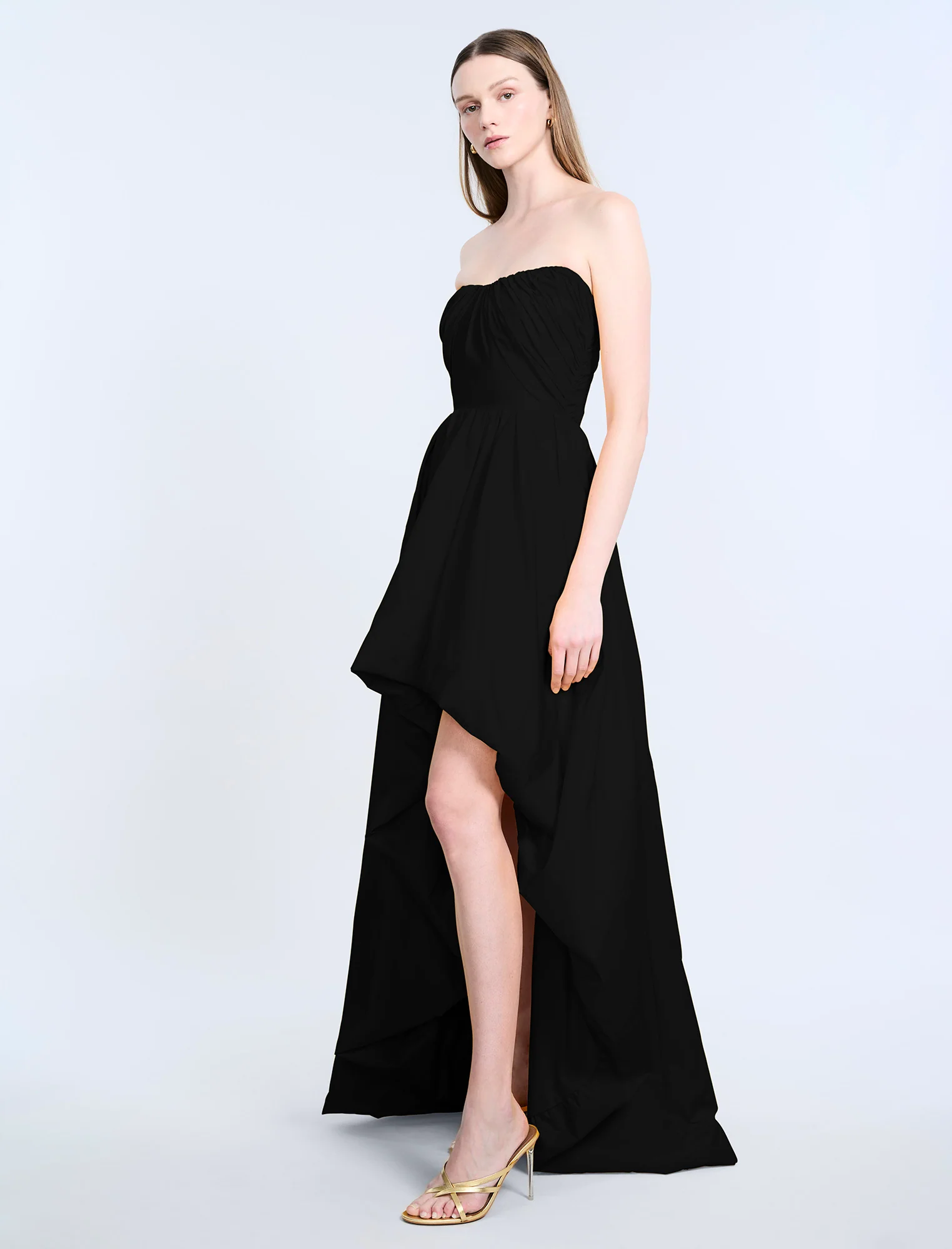 High Slit Ball Gown