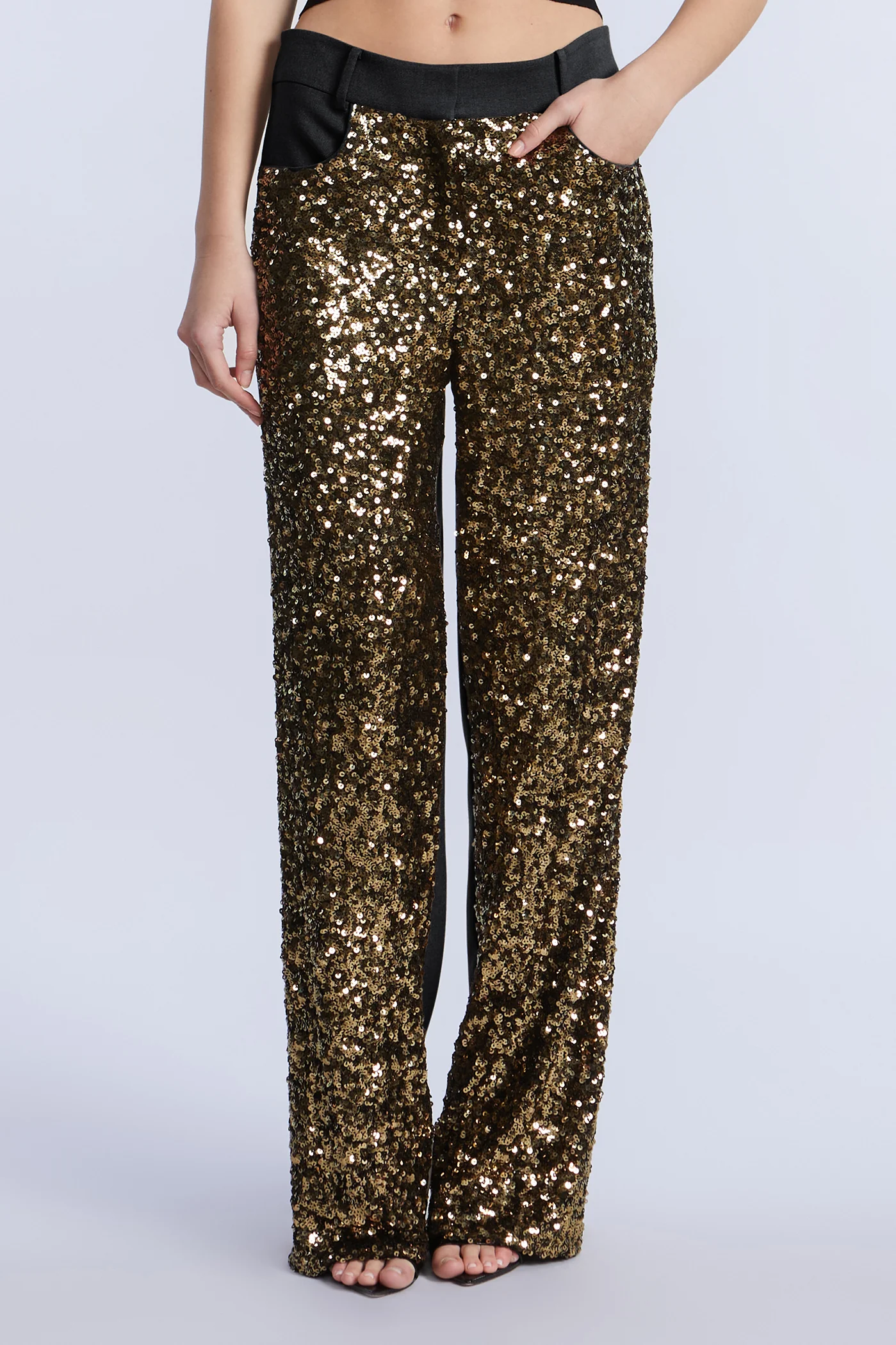 Sequin Mix Pant