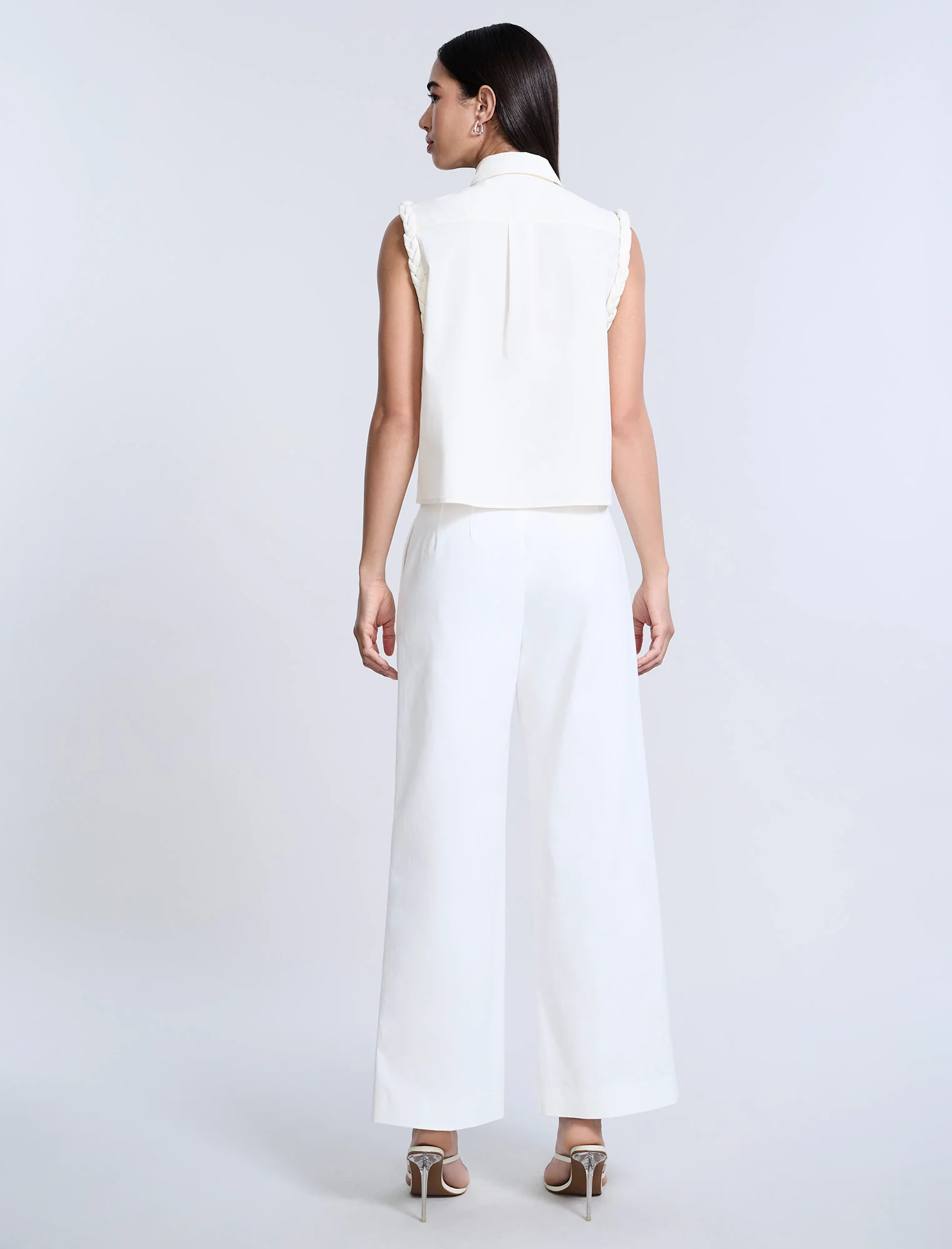 Braided Button Down Shirt