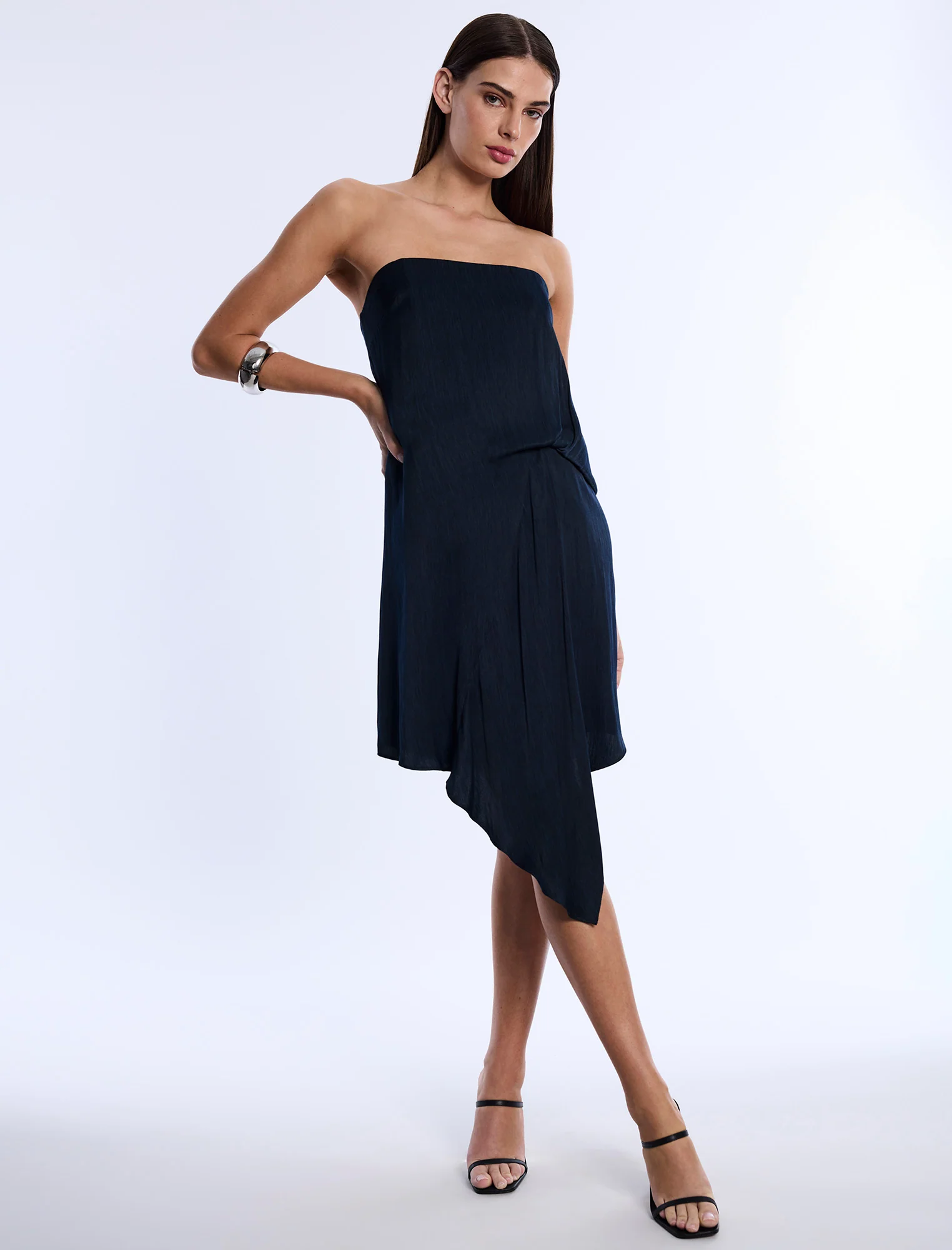 Strapless Drape Dress