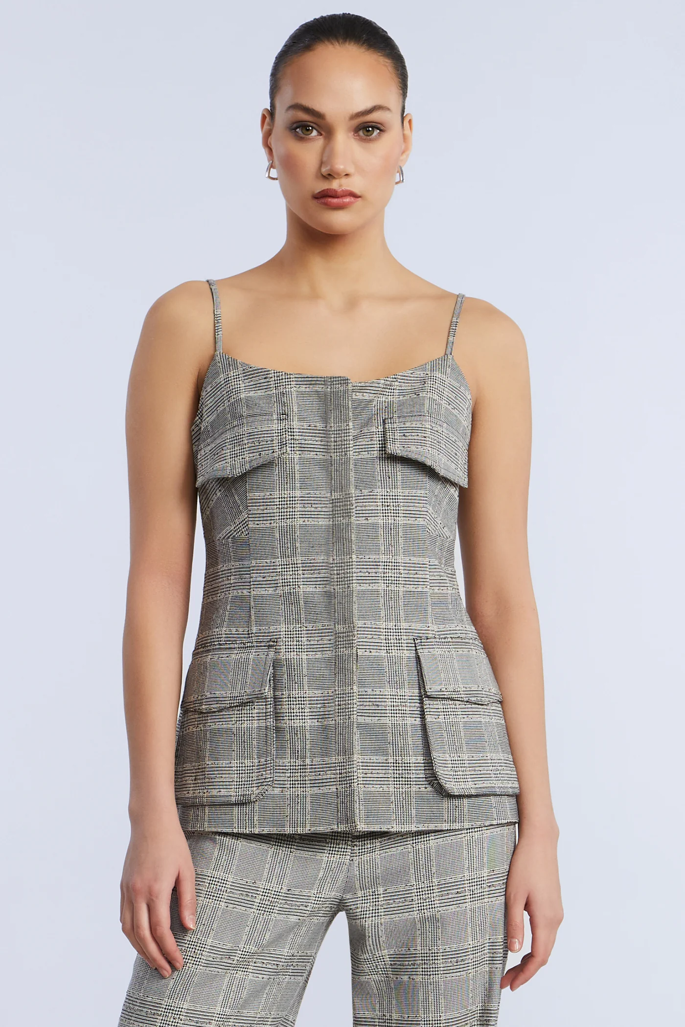 Glen Plaid Vest