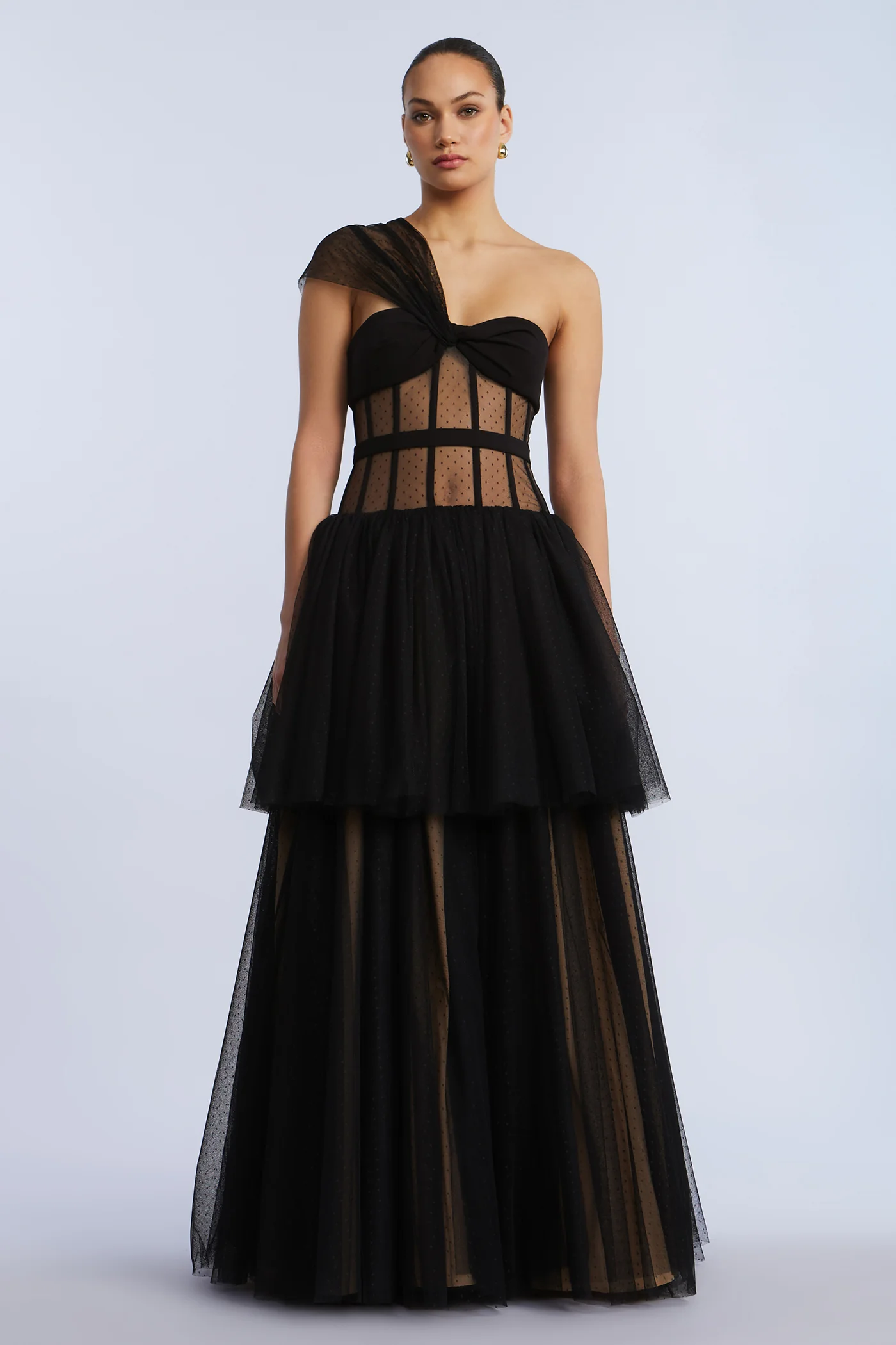 Dot Tulle Gown