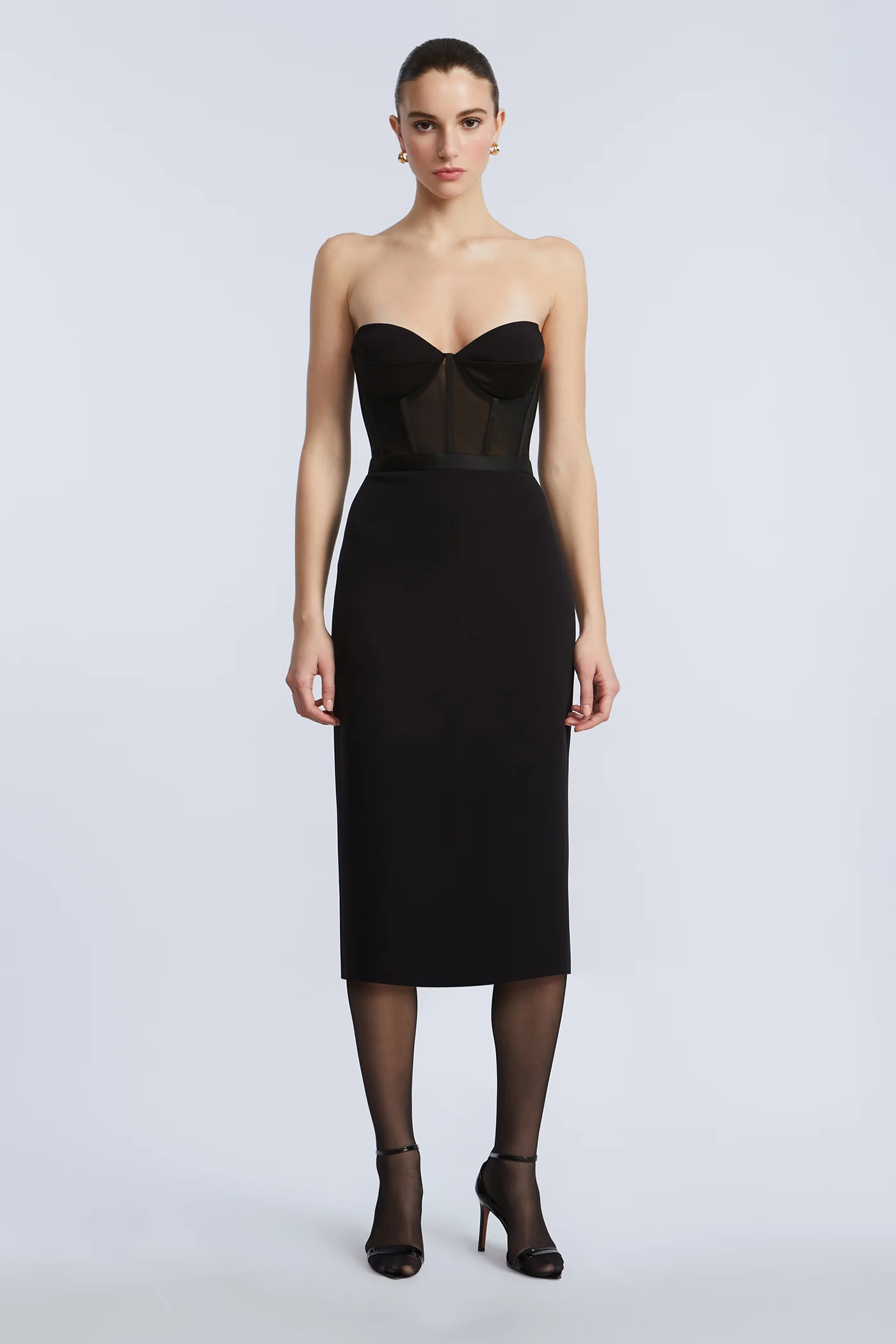 Satin Crepe Combo Midi