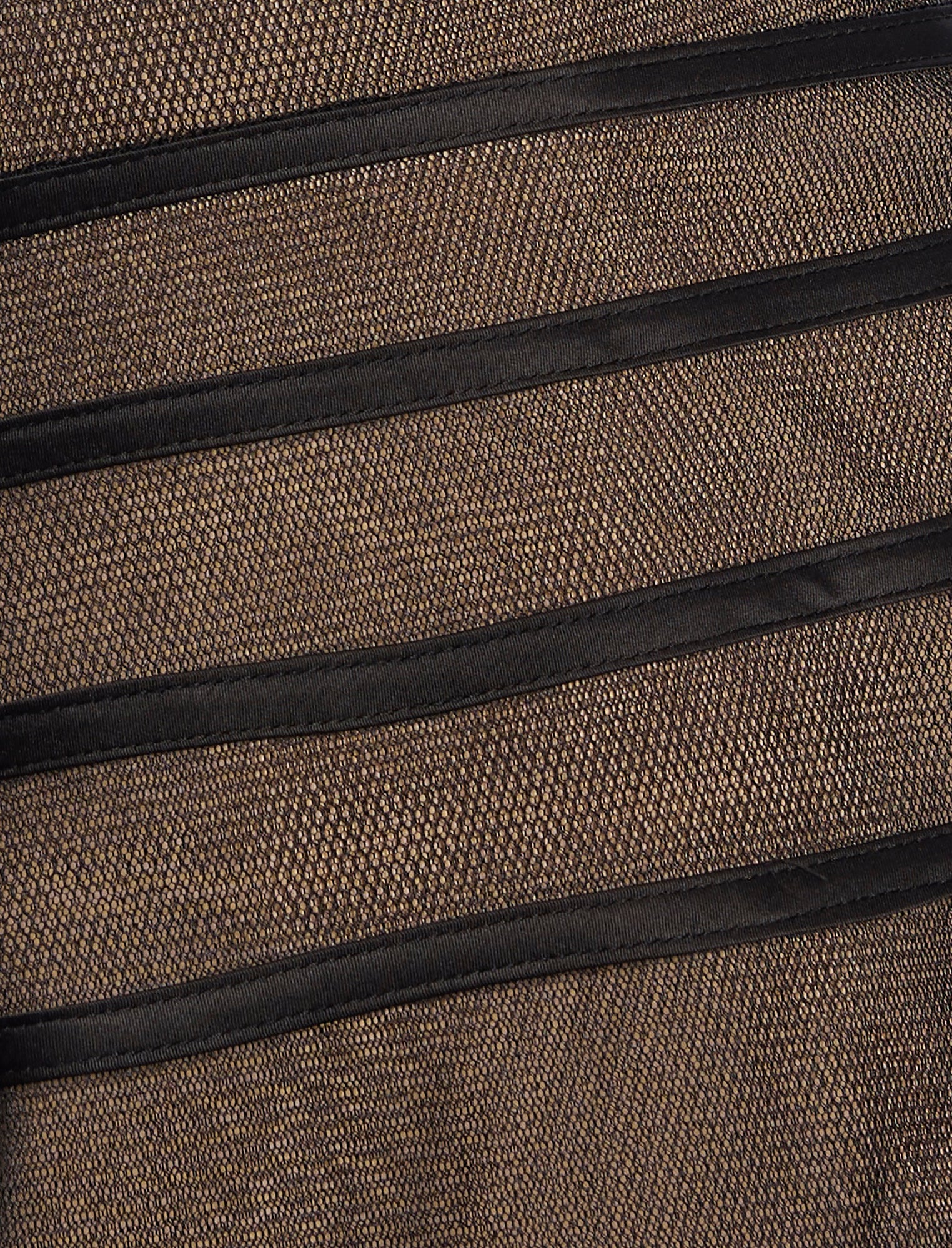 Sheer Volume Strapless Dress