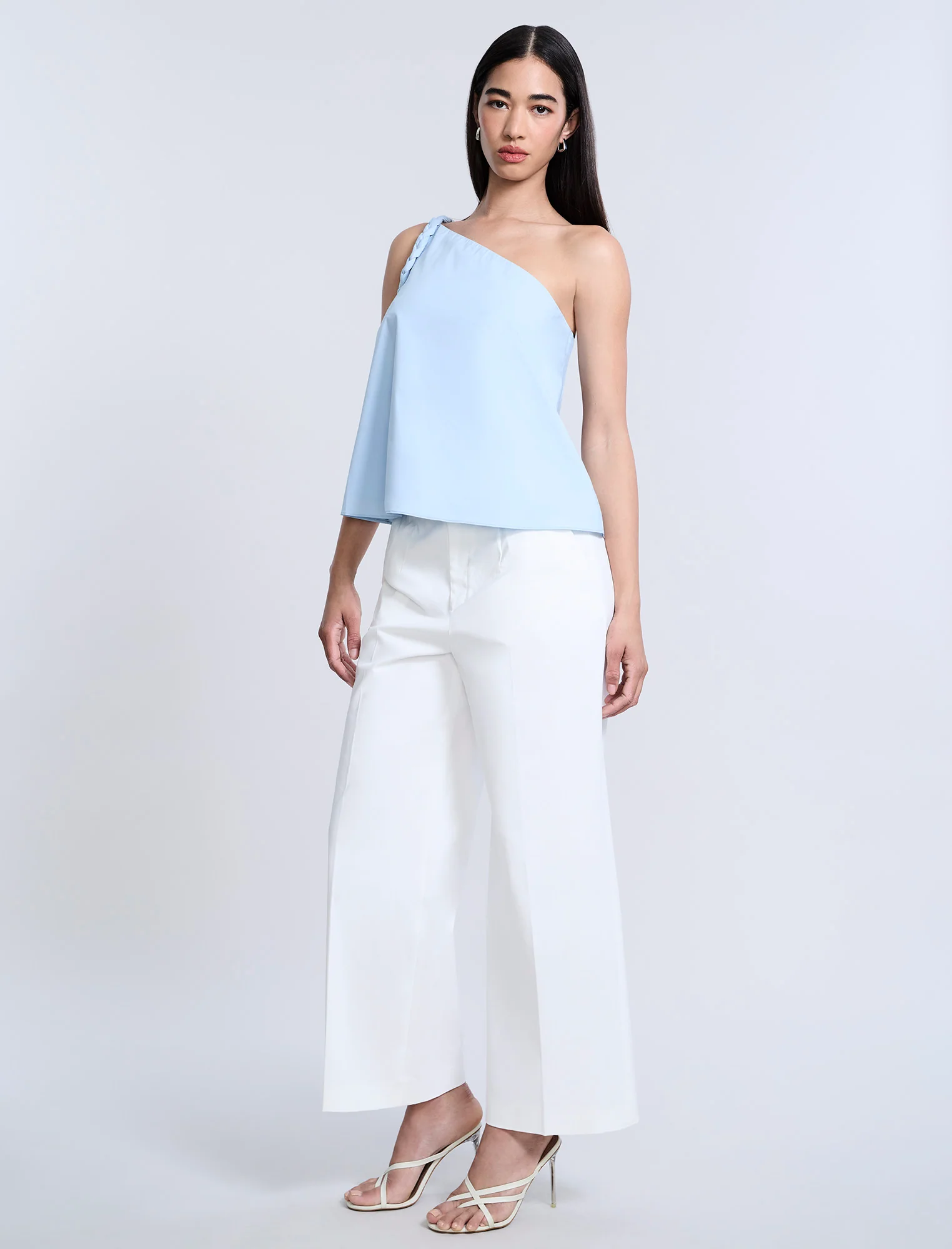 One Shoulder Braided Top