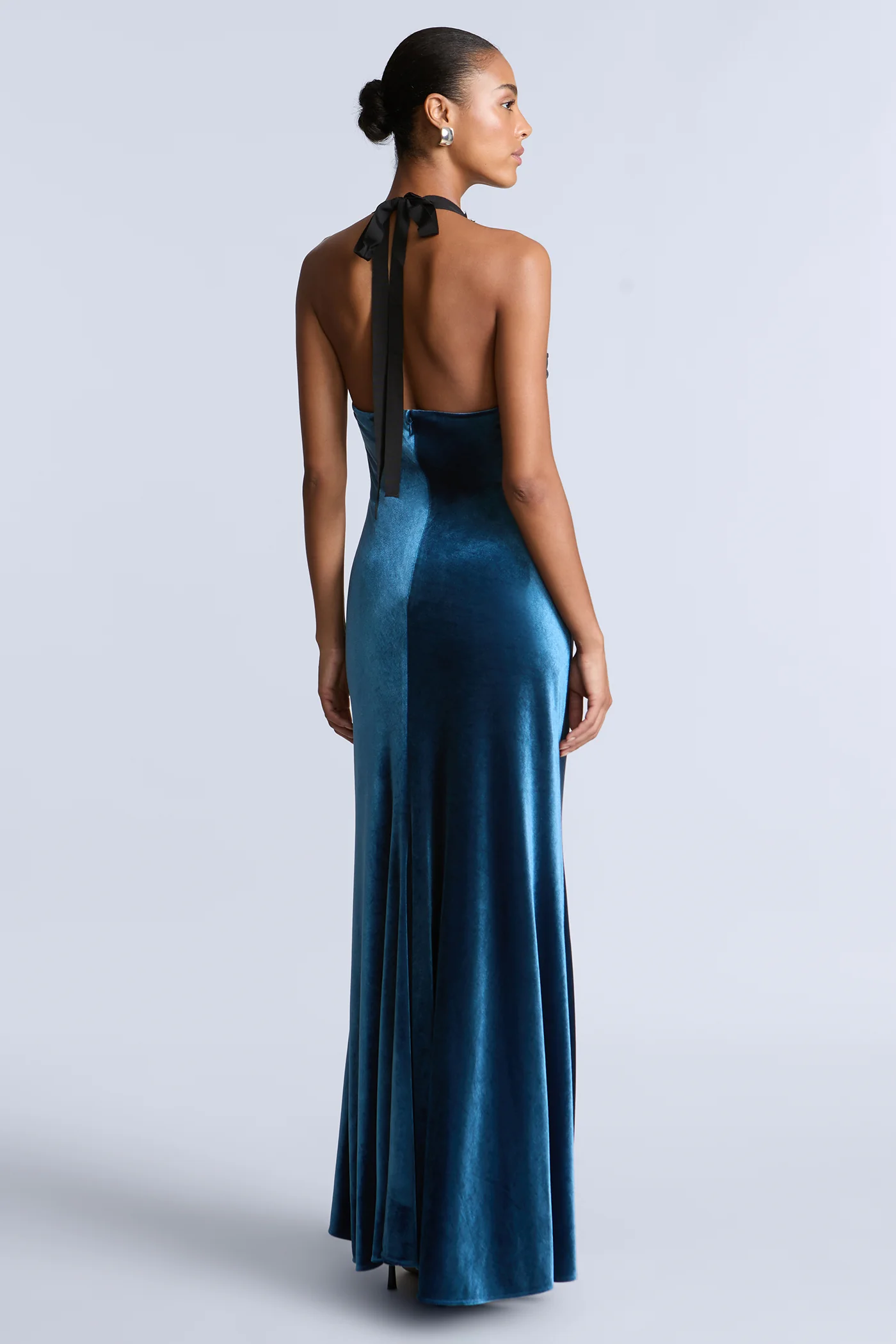 Lace Velvet Gown
