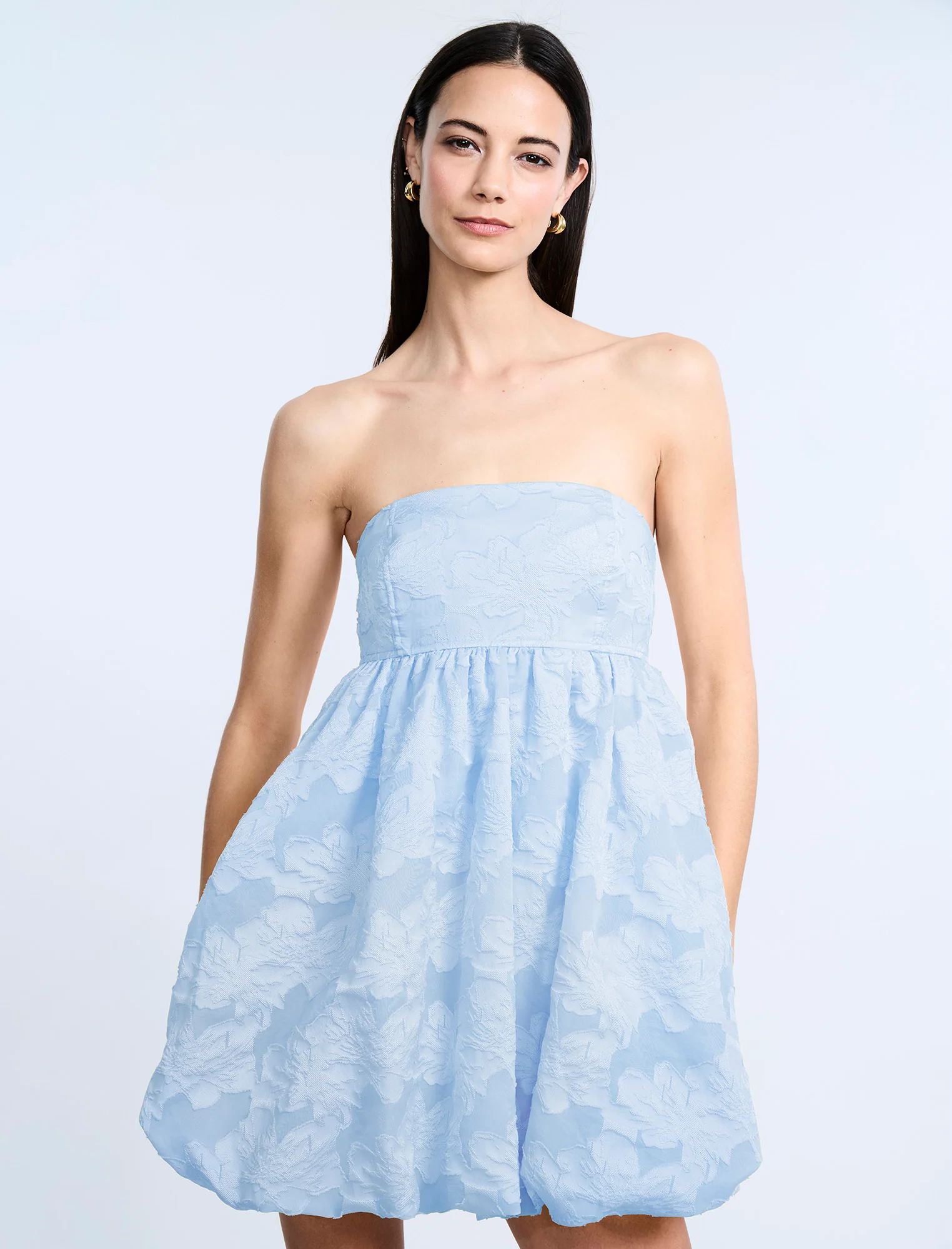 Organza Jacquard Bubble Dress