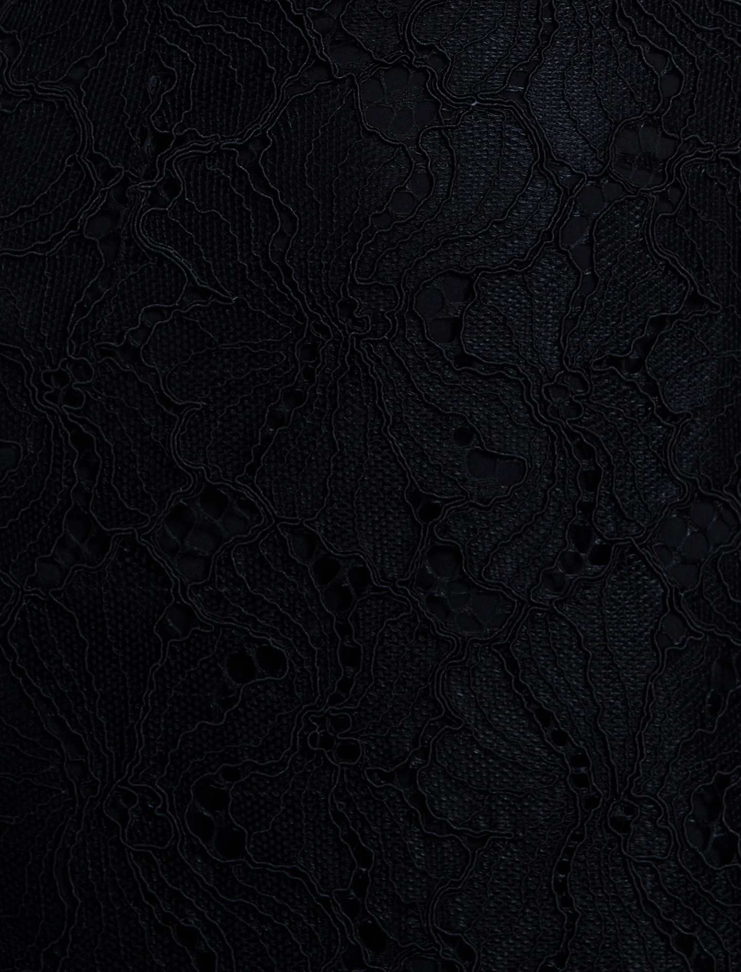 Lace Strapless V Neckline Gown