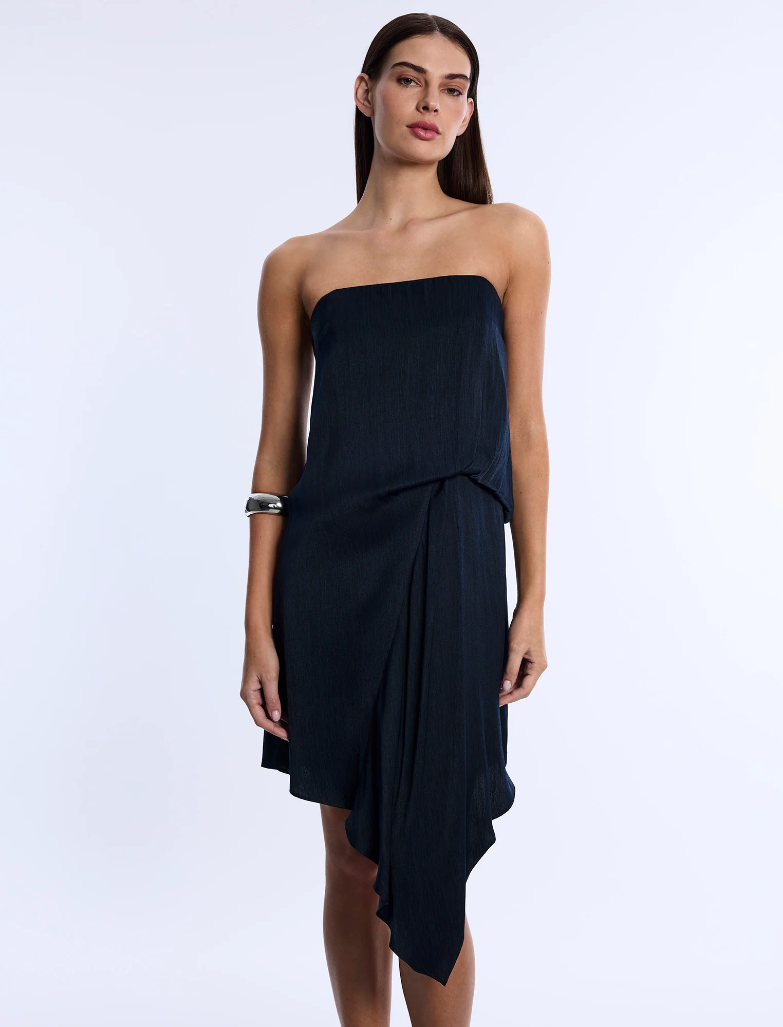 Strapless Drape Dress