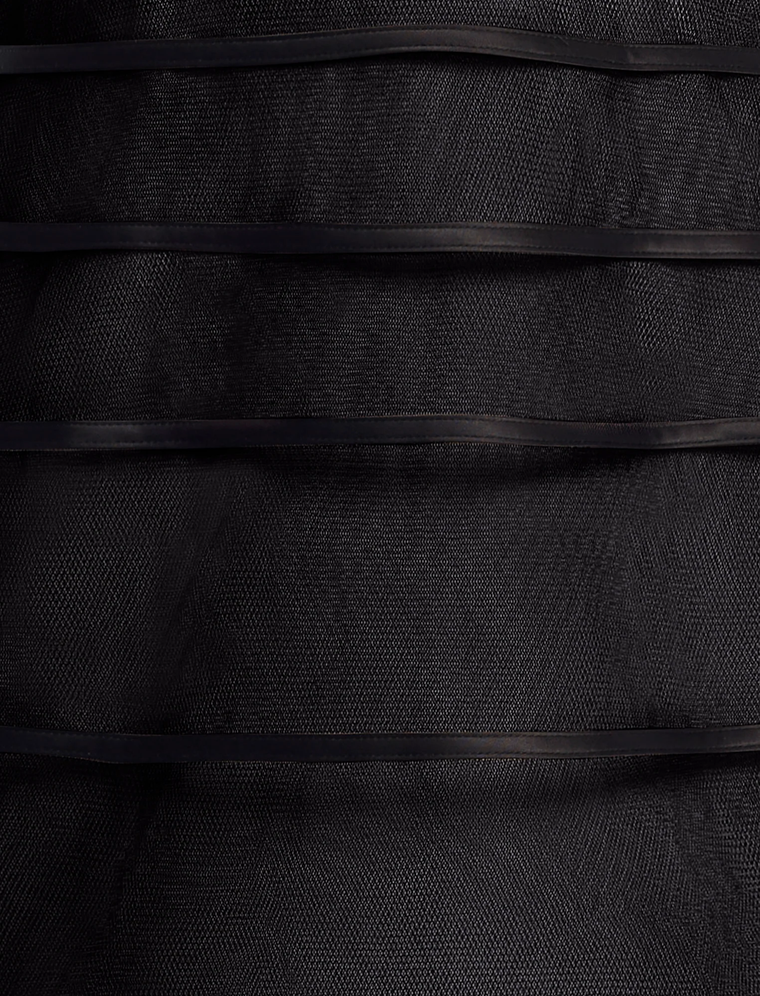 Sheer Volume Strapless Dress