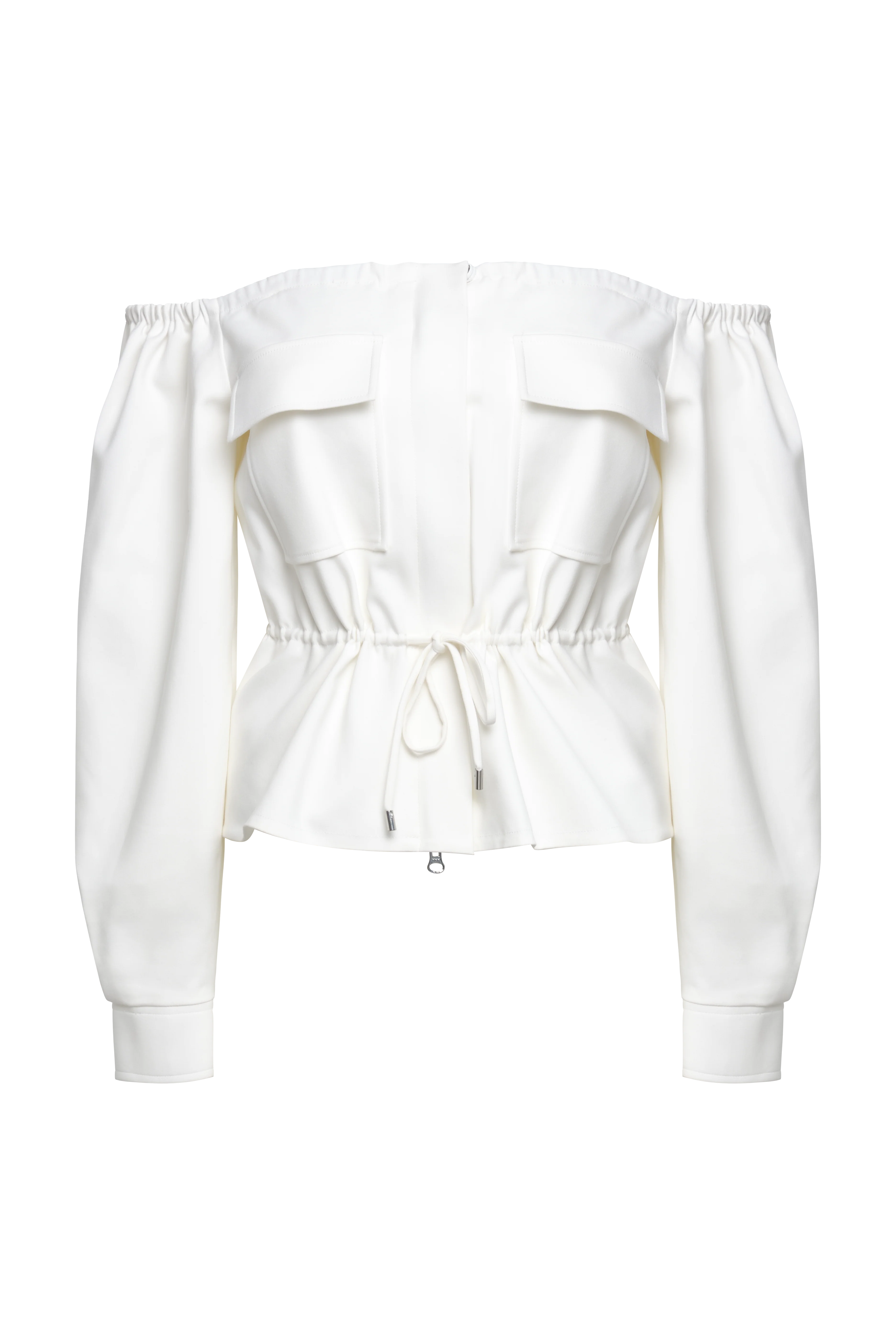 Off Shoulder Drawstring Top