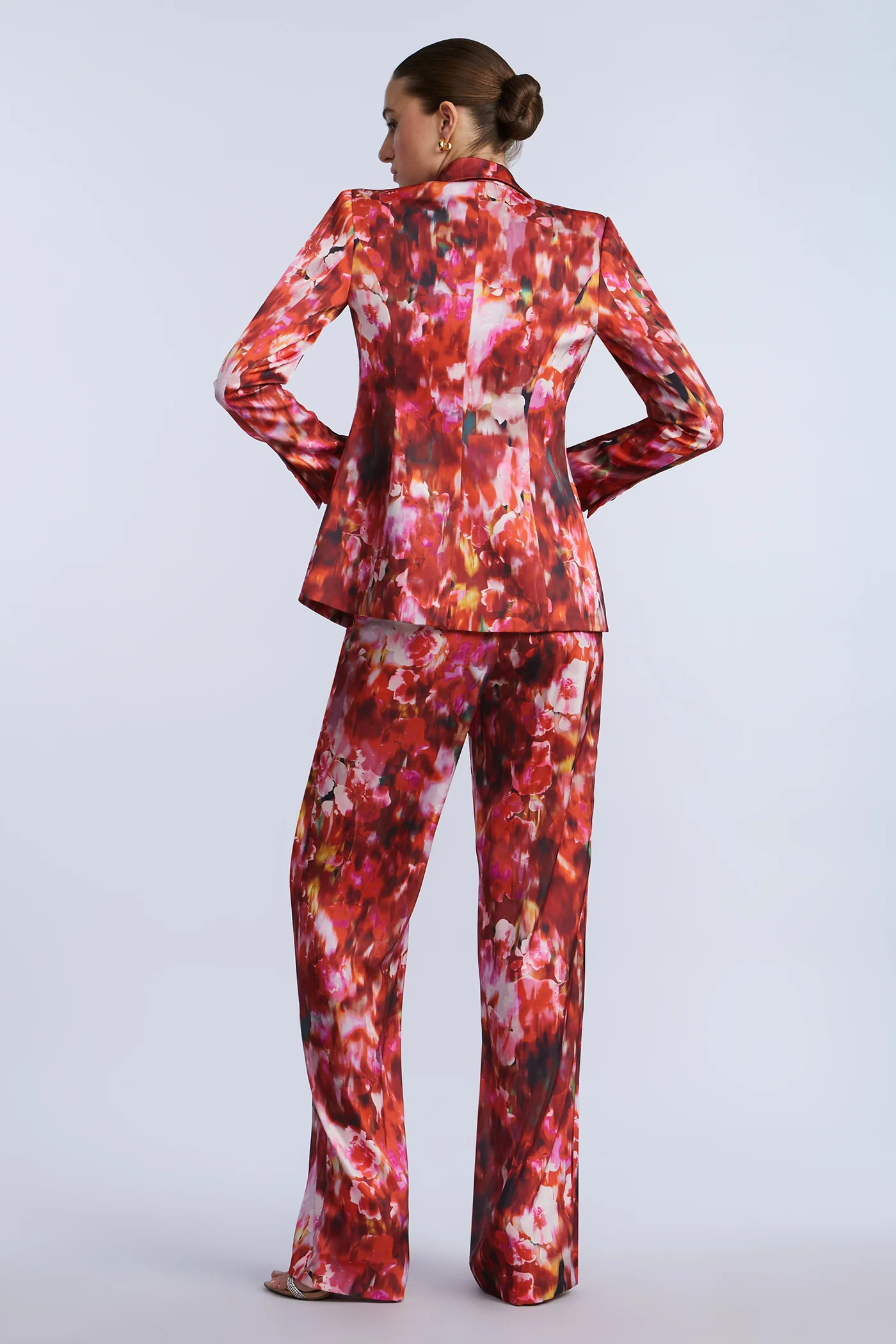 Washed Floral Blazer