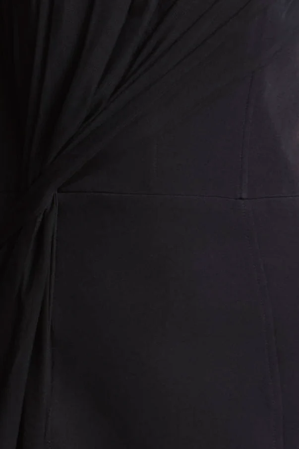 Draped Tulle Crepe Cocktail