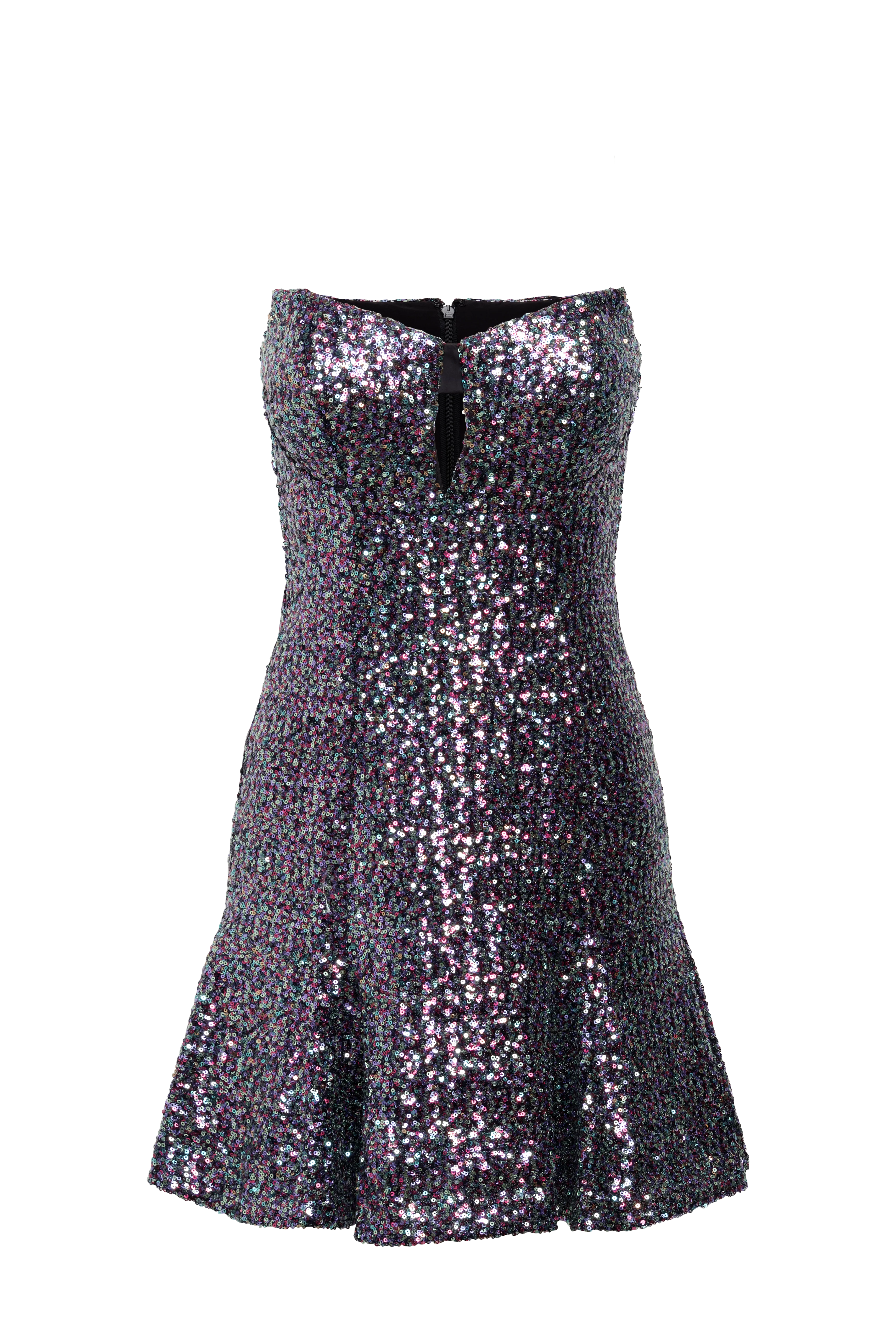 Strapless Sequin Mini Dress