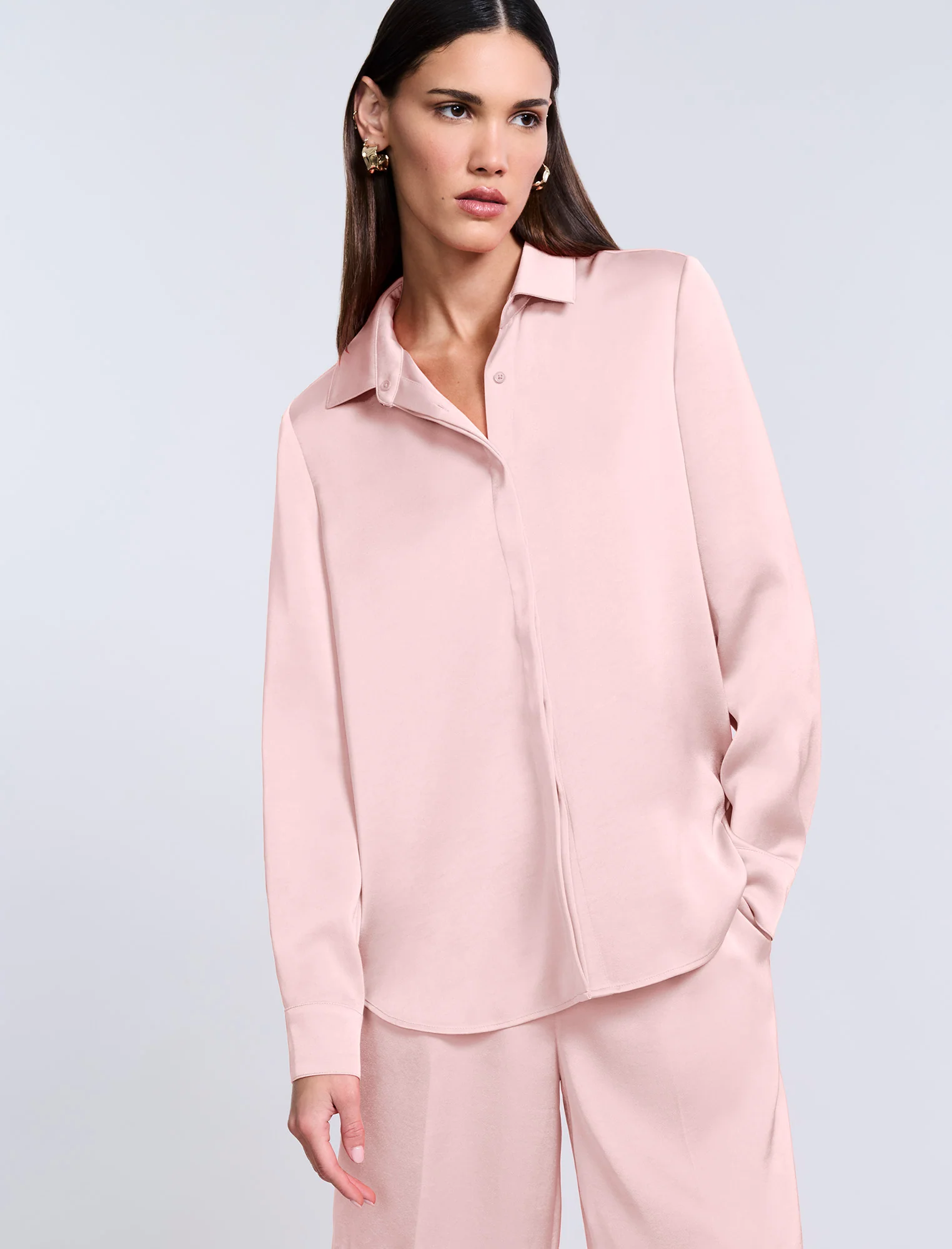 Washed Relaxed Button Down