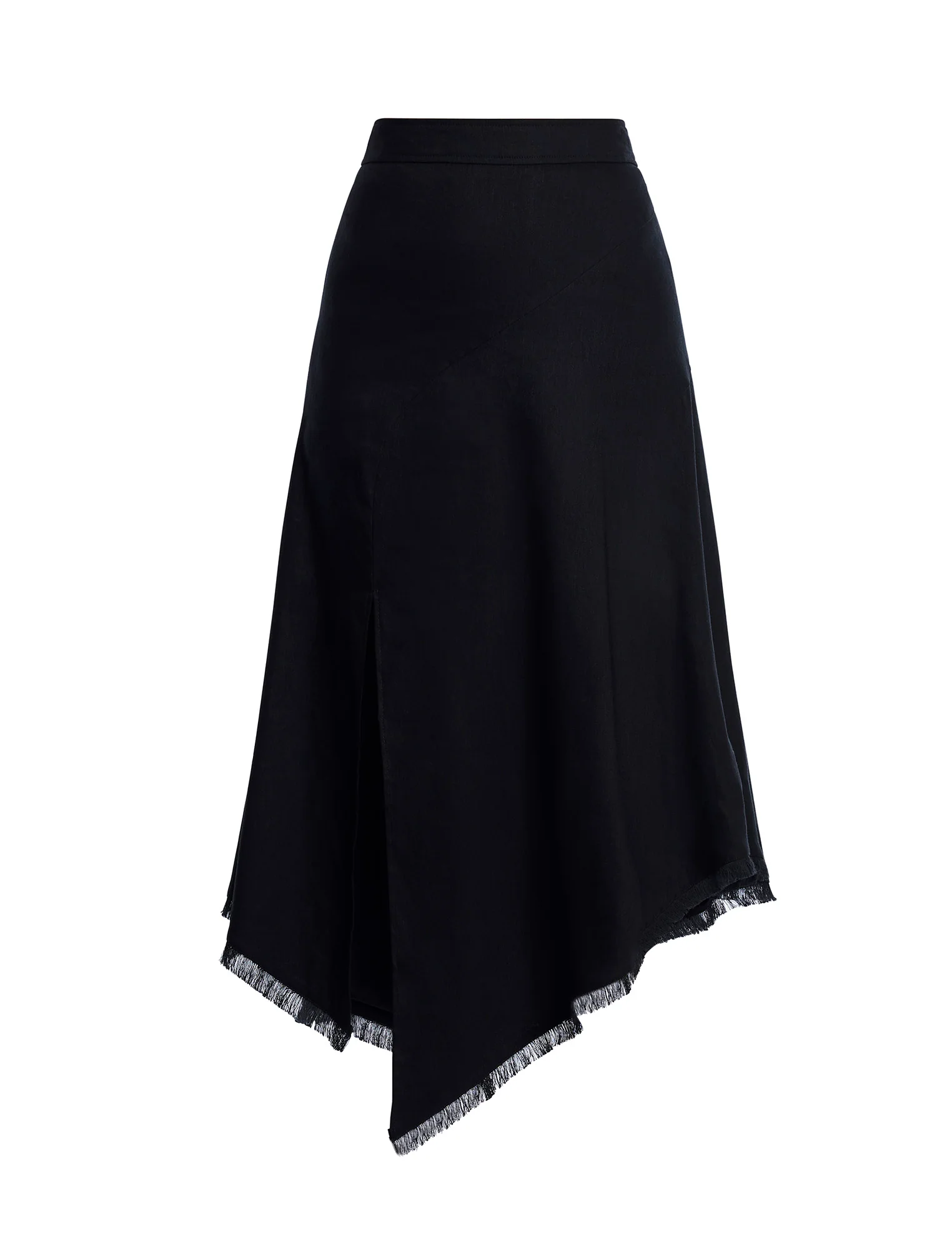 High-Slit Flared Skirt