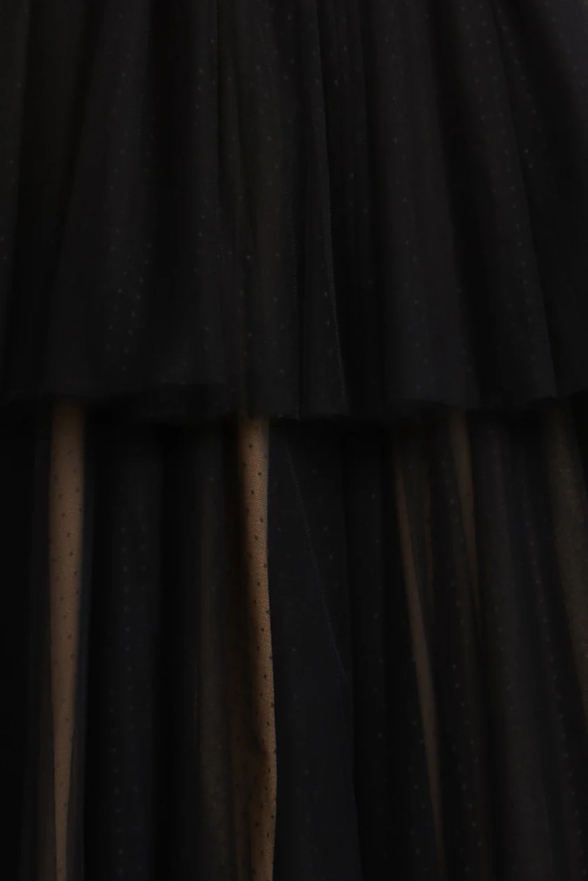 Dot Tulle Gown