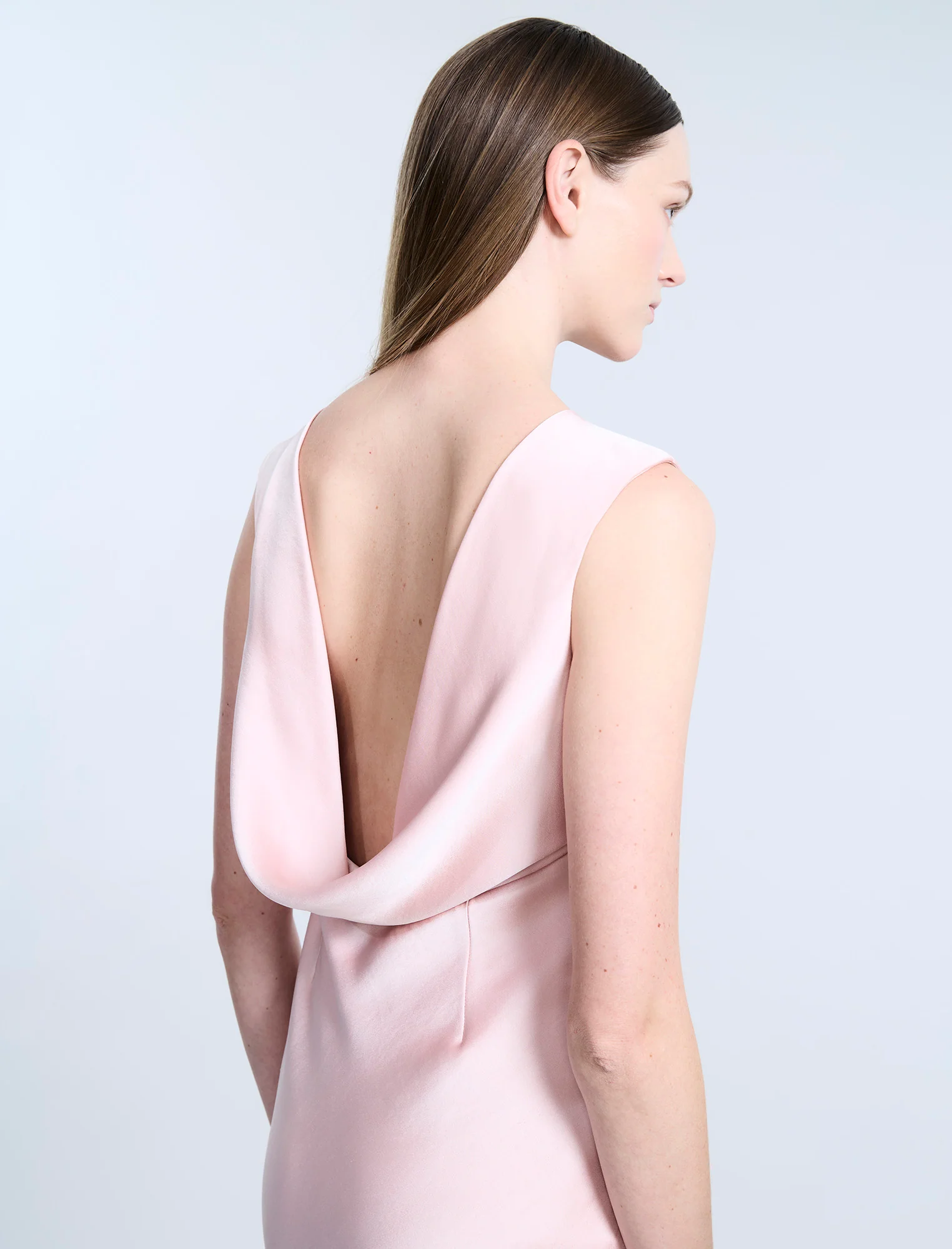 Cowl Back Dress