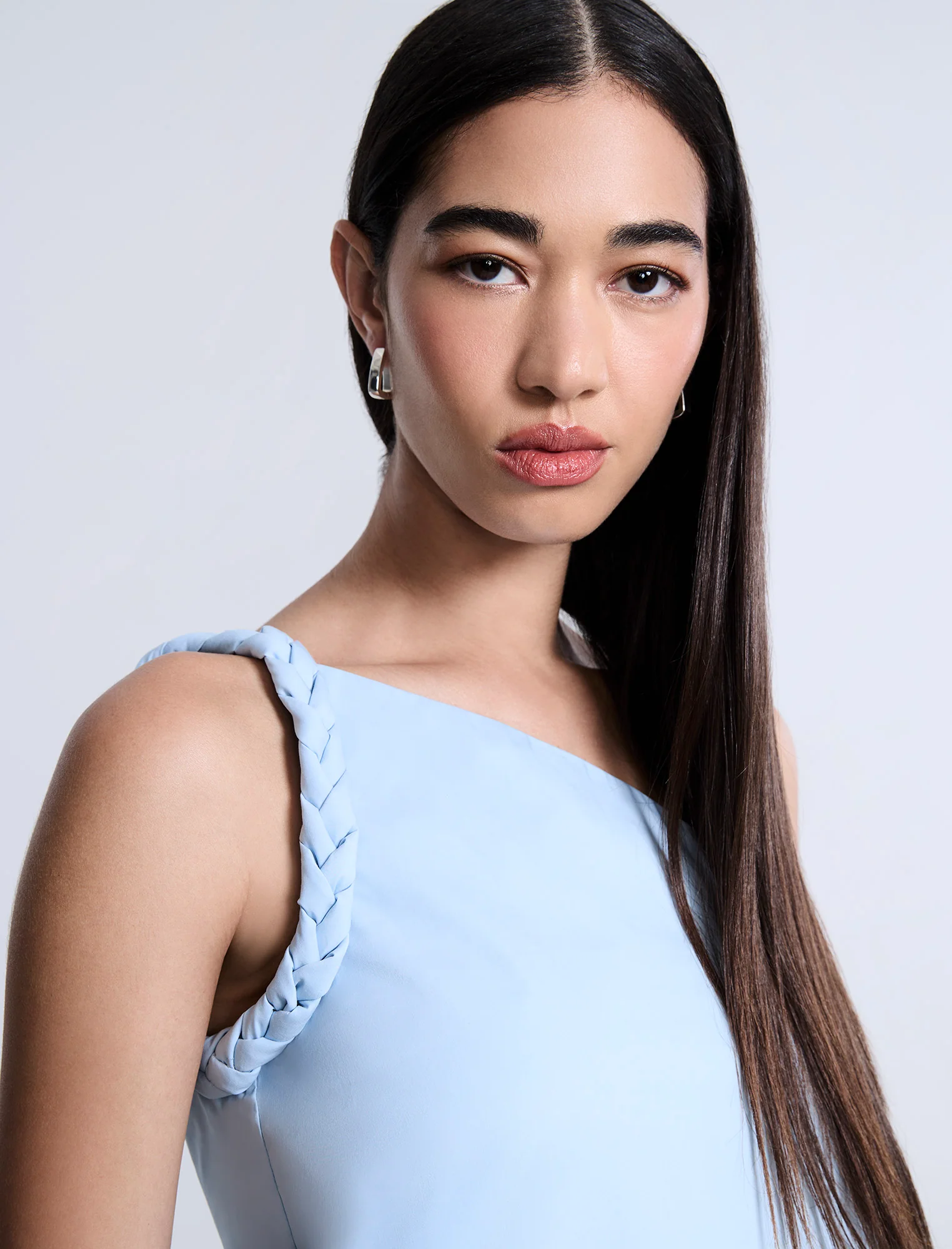 One Shoulder Braided Top