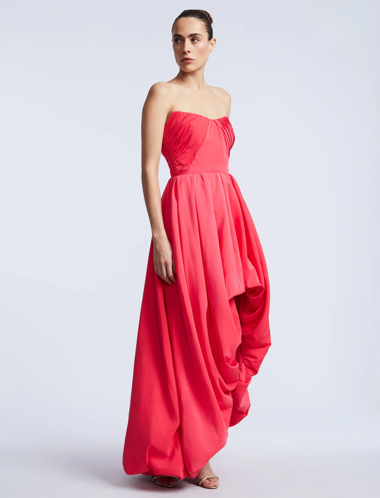 High Slit Ball Gown