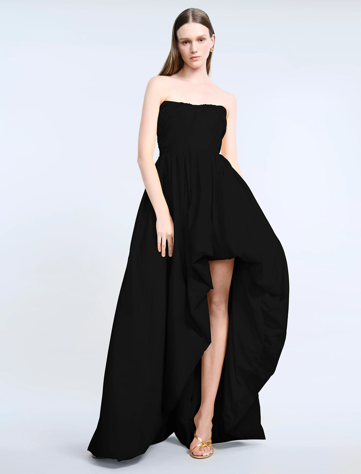 High Slit Ball Gown