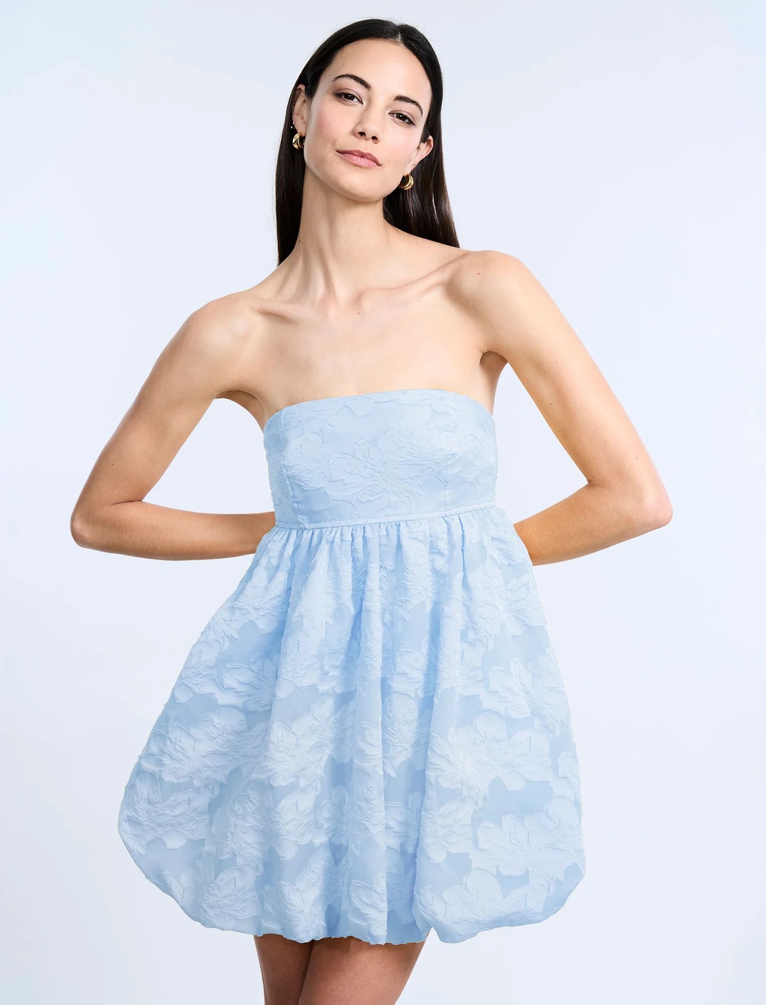 Organza Jacquard Bubble Dress