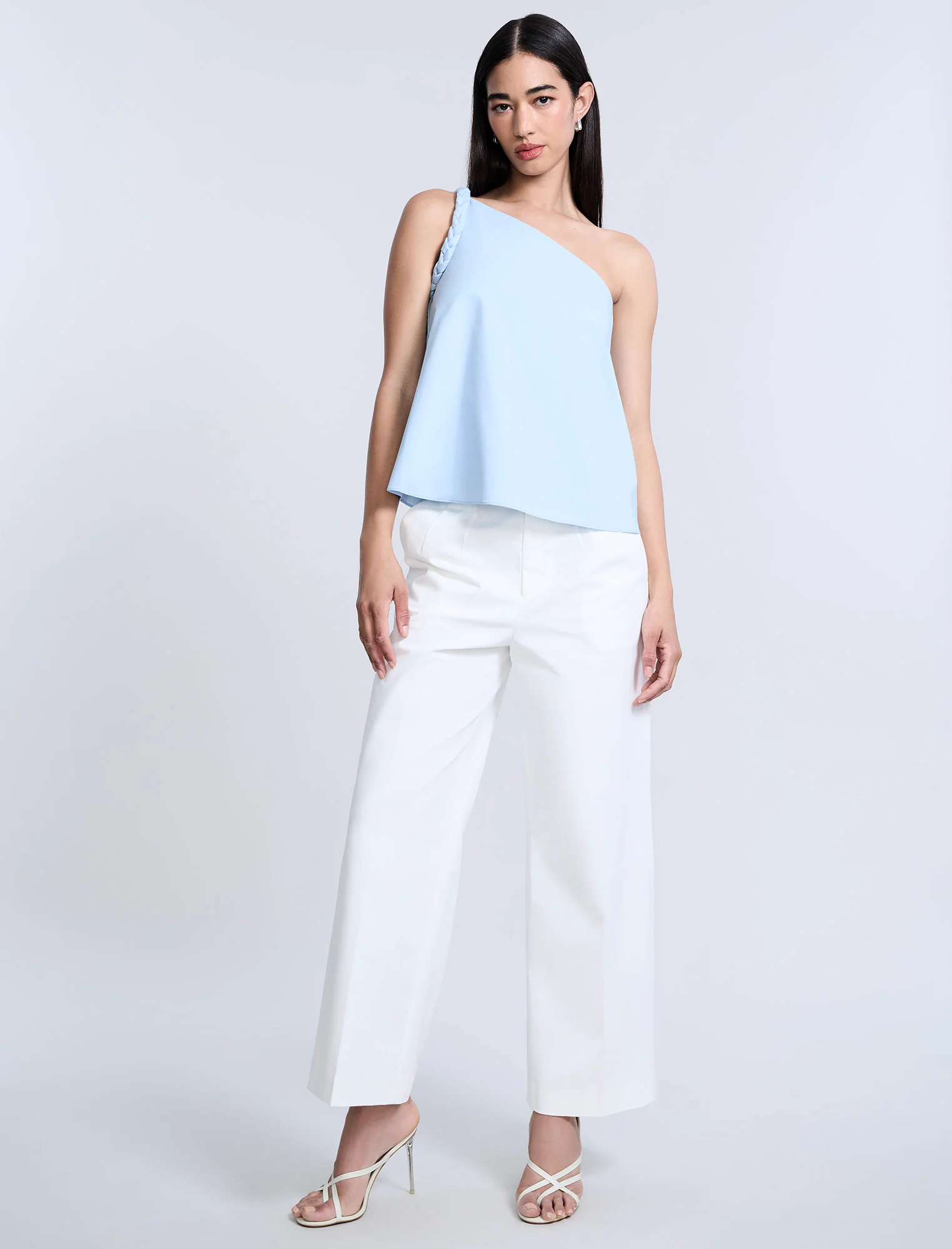 One Shoulder Braided Top