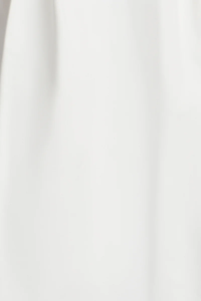 Pleated Front Crop Pant