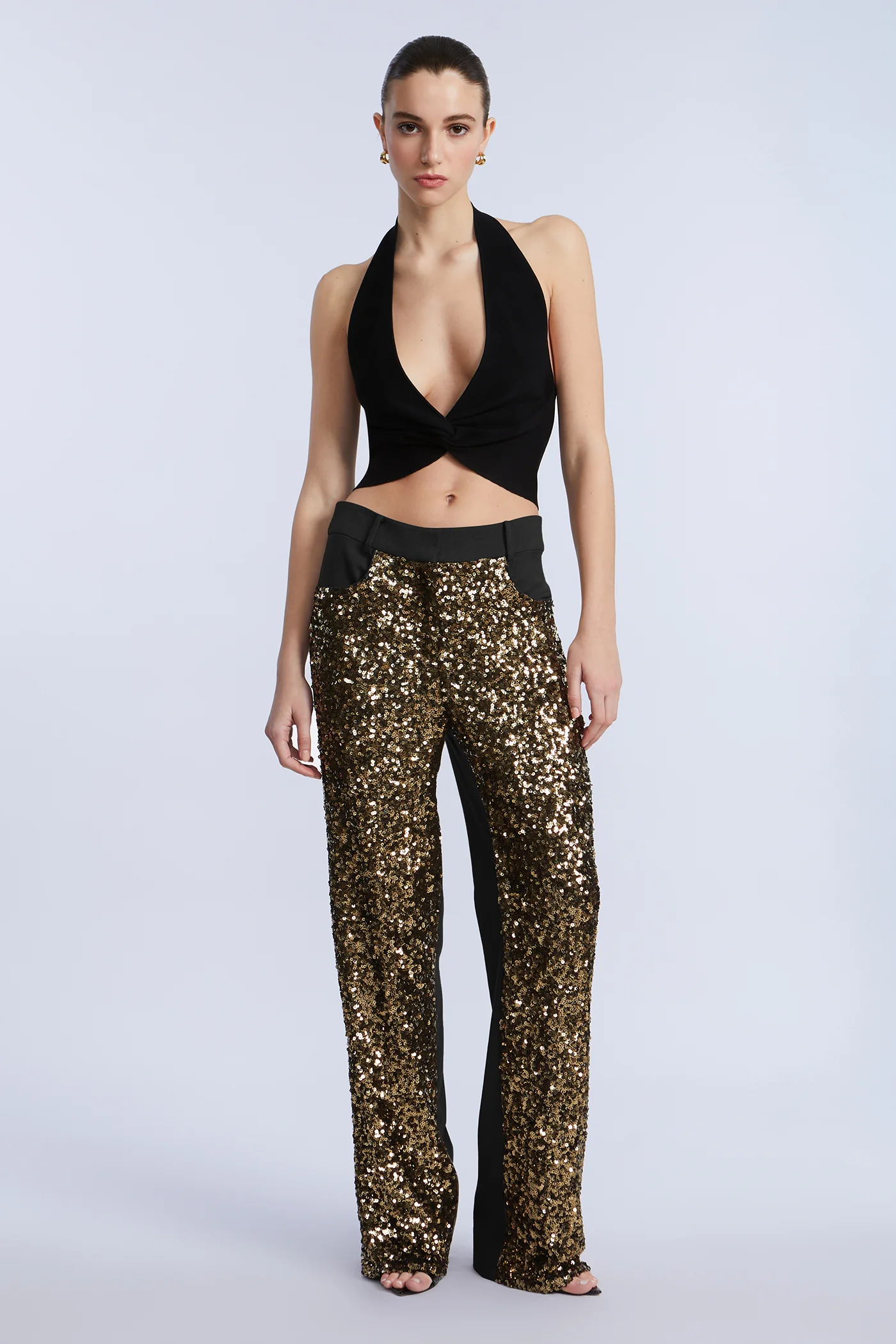 Sequin Mix Pant