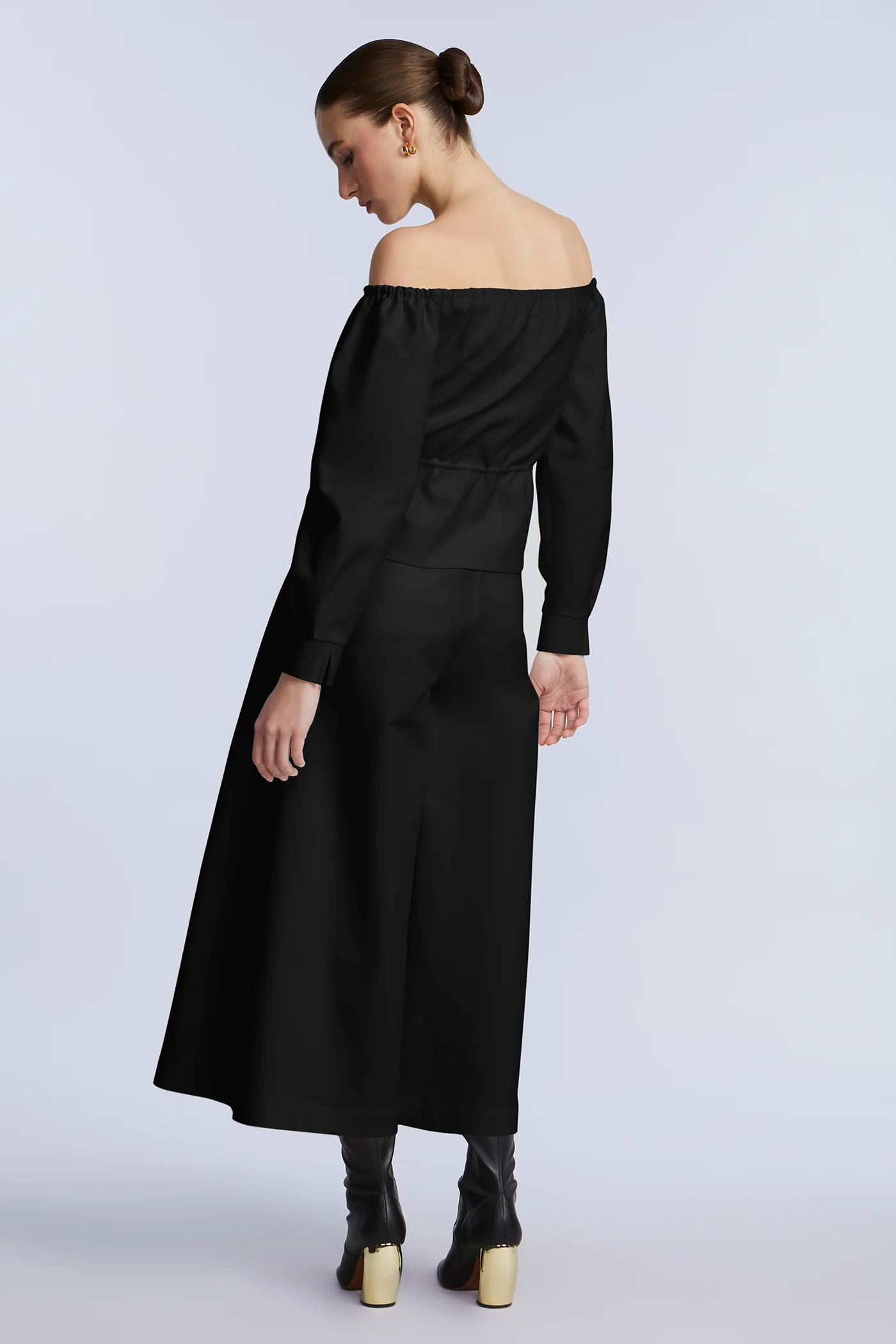 Off Shoulder Drawstring Top