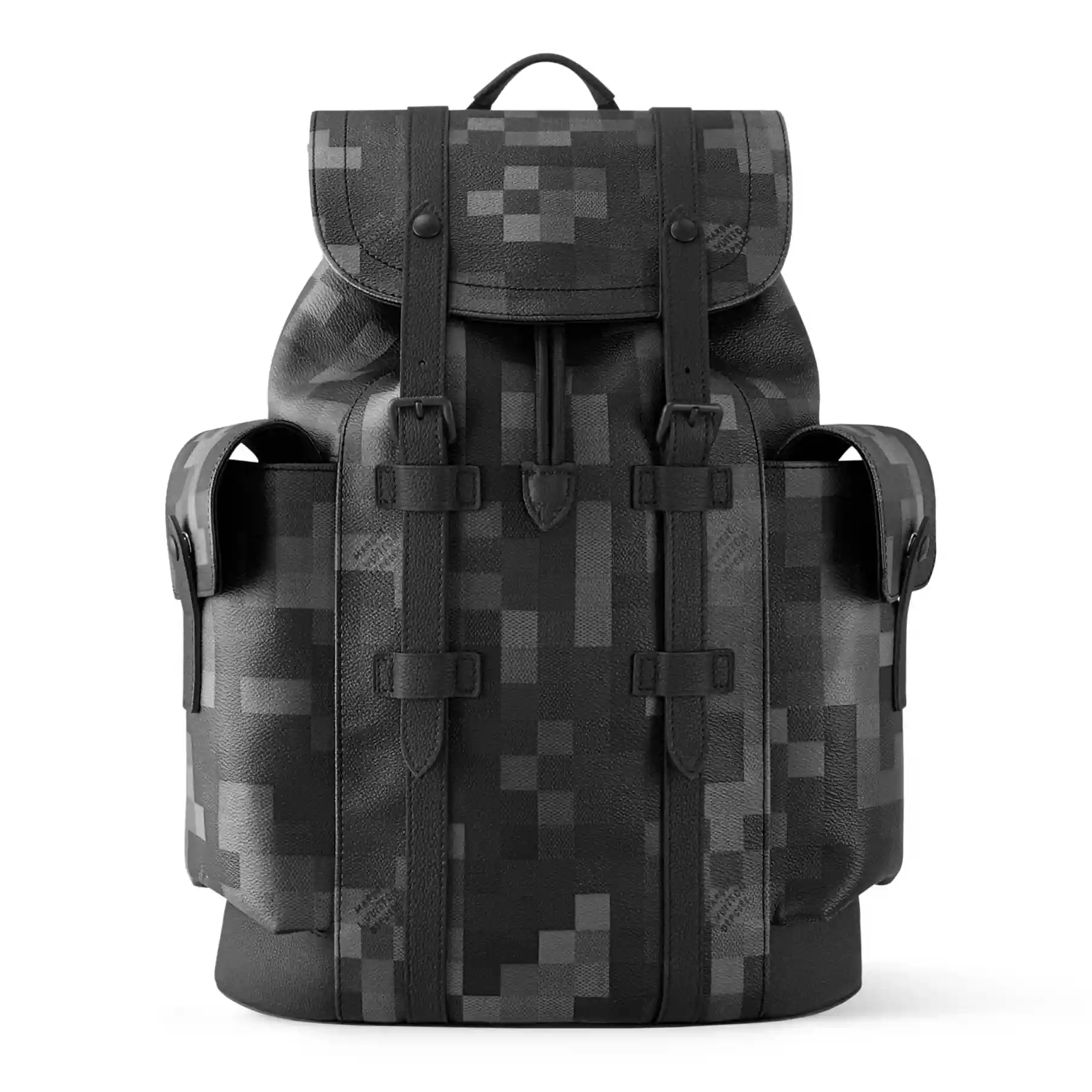 CHRISTOPHER MM BACKPACK BLACK DAMOFLAGE BLACK CANVAS M14952 – LW334