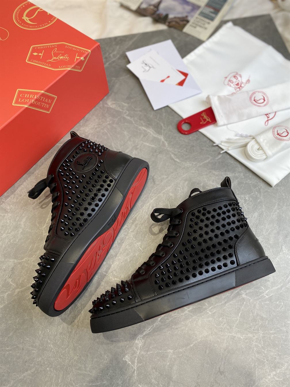 CHRISTIAN LOUBOUTIN HIGH TOP SNEAKER – CLS006