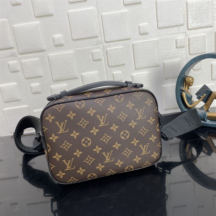 LOUIS VUITTON S LOCK MESSENGER MONOGRAM MACASSAR – LVB046