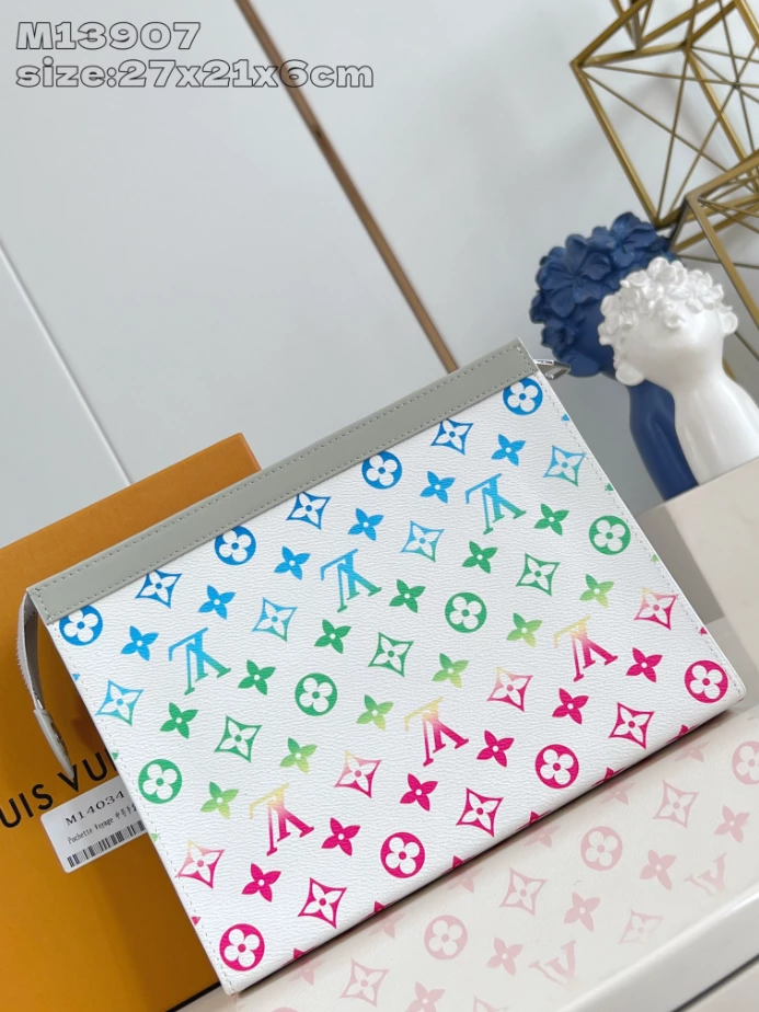 MONOGRAM IRIDESCENT POCHETTE VOYAGE IN GRADIENT GREY M13907 – LW392