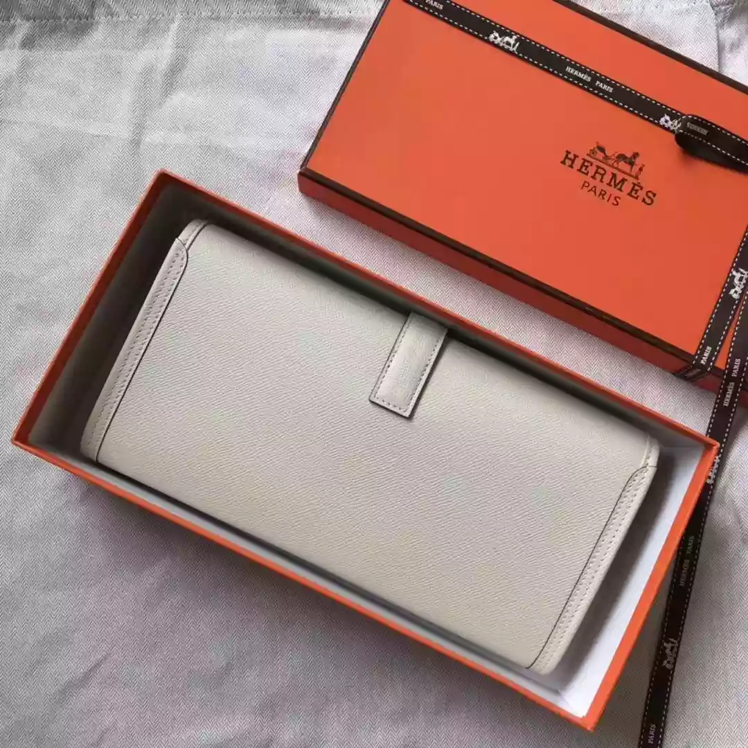 Hermes Jige Elan 29 Clutch In White Epsom Leather – HW102
