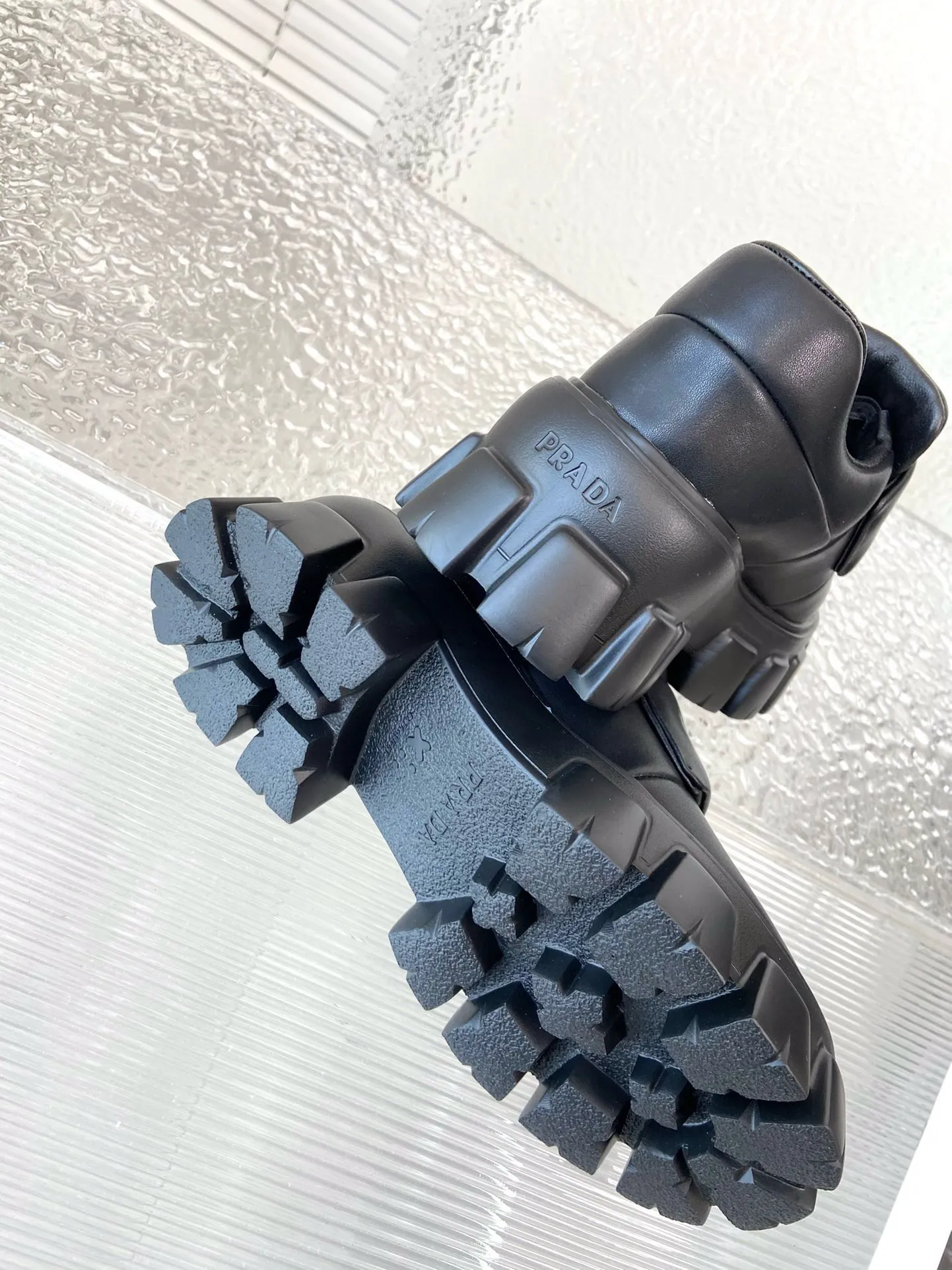 Prada Loafers in Black Soft Padded Nappa Leather – PRL008