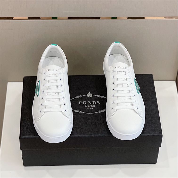 PRADA BRUSHED LEATHER SNEAKERS – PRS013