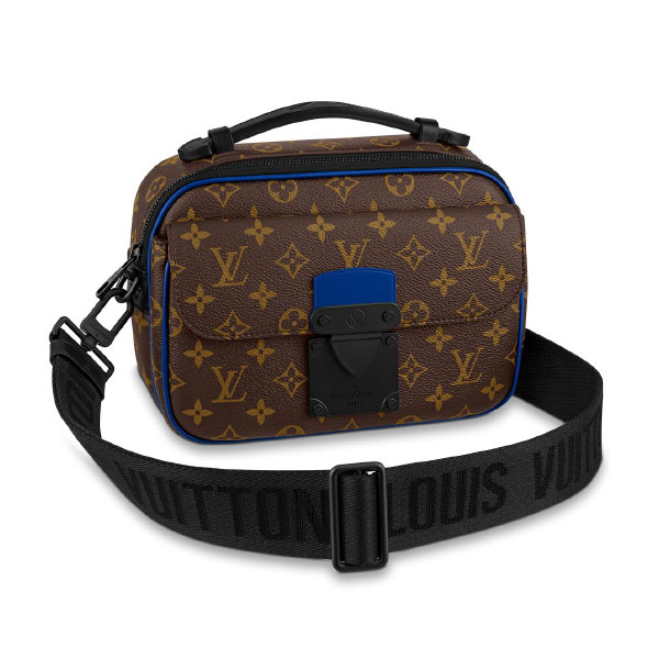 LOUIS VUITTON S LOCK MESSENGER MONOGRAM MACASSAR – LVB047