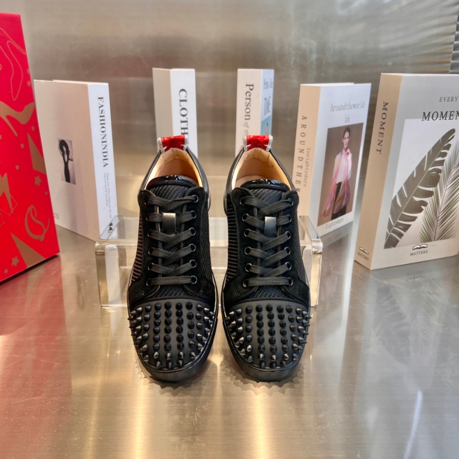 Christian Louboutin Version Black Red Sneaker – CLS037