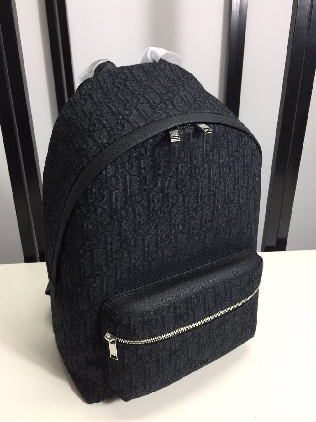 DIOR RIDER BACKPACK BLACK DIOR OBLIQUE JACQUARD – DIO030