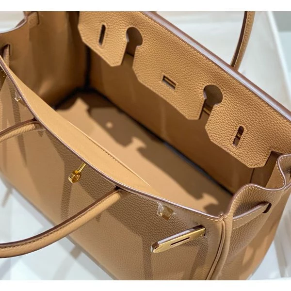 Hermes Birkin 30cm Bag In Chai Clemence Leather GHW – HW001