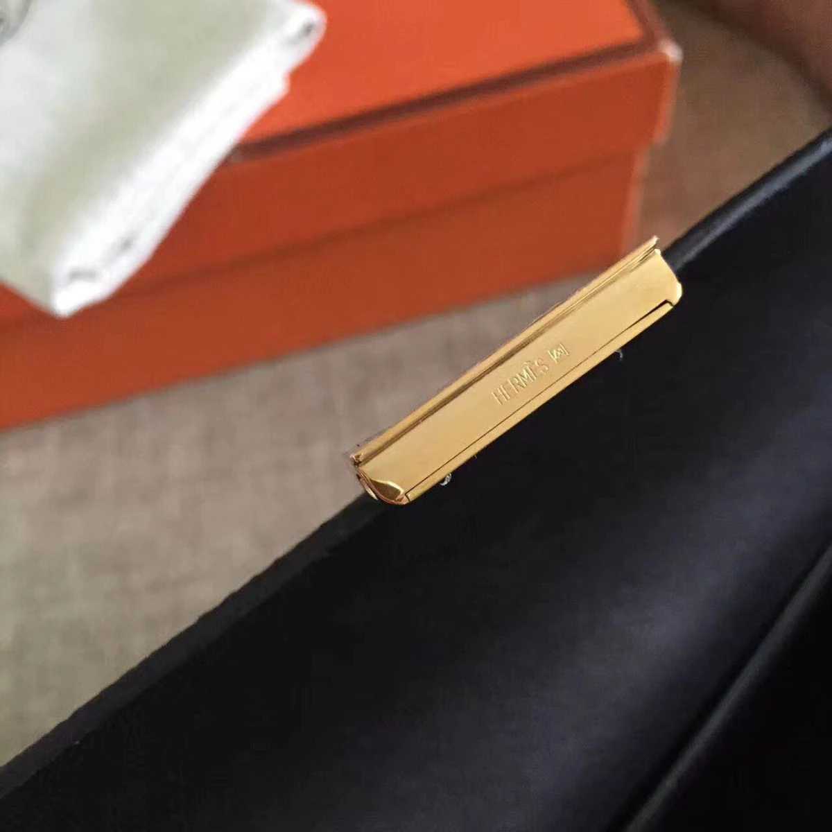 Hermes Constance Long Wallet In Black Epsom Leather – HW185