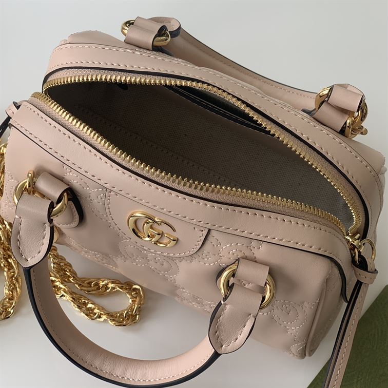 GUCCI GG MATELASSE MINI BAG IN BEIGE LEATHER – GB68