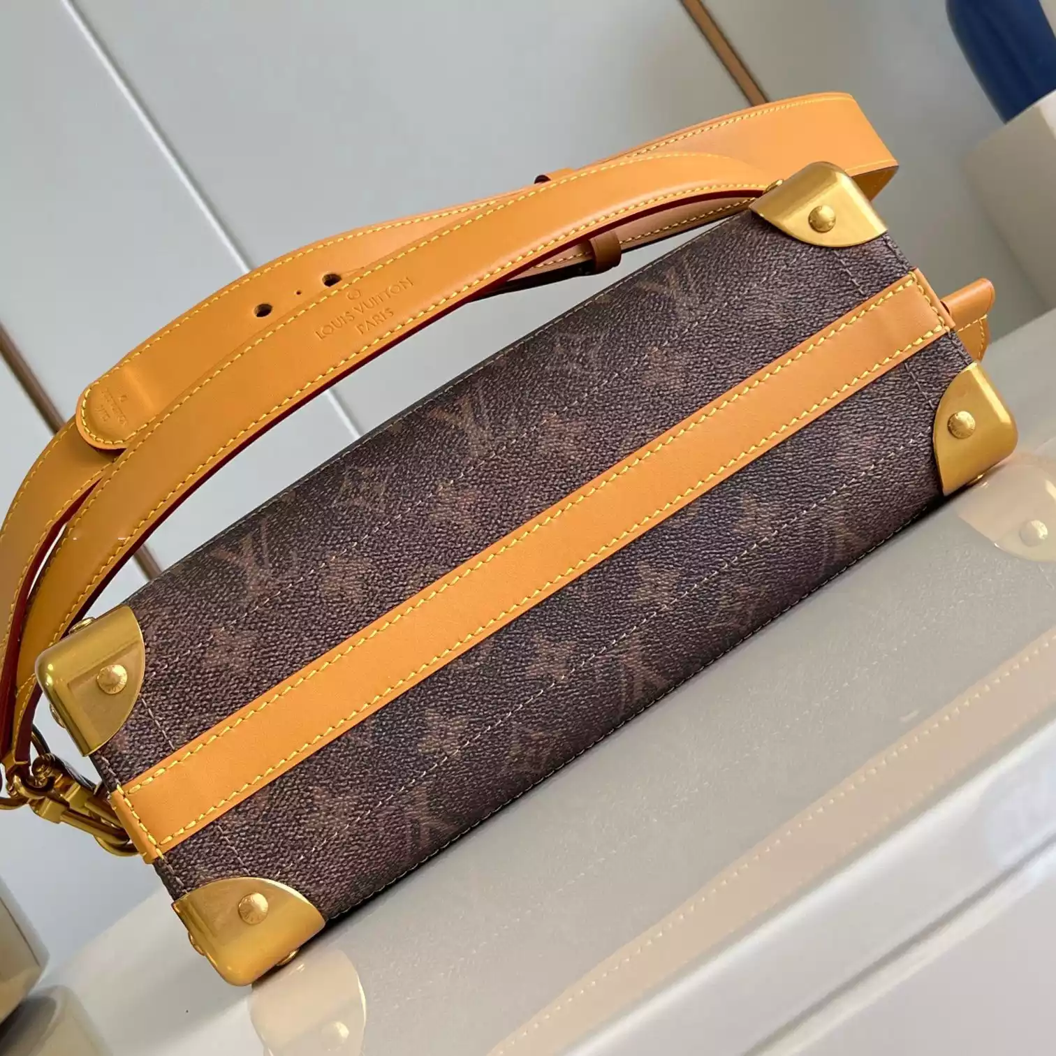 SOUL TRUNK EAST WEST MONOGRAM DUST CANVAS M11536 – LW440