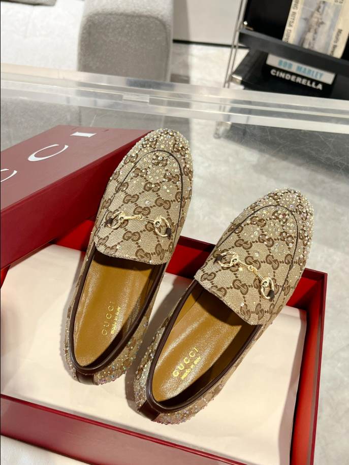 Gucci Jordaan Light Beige Loafer – GL061